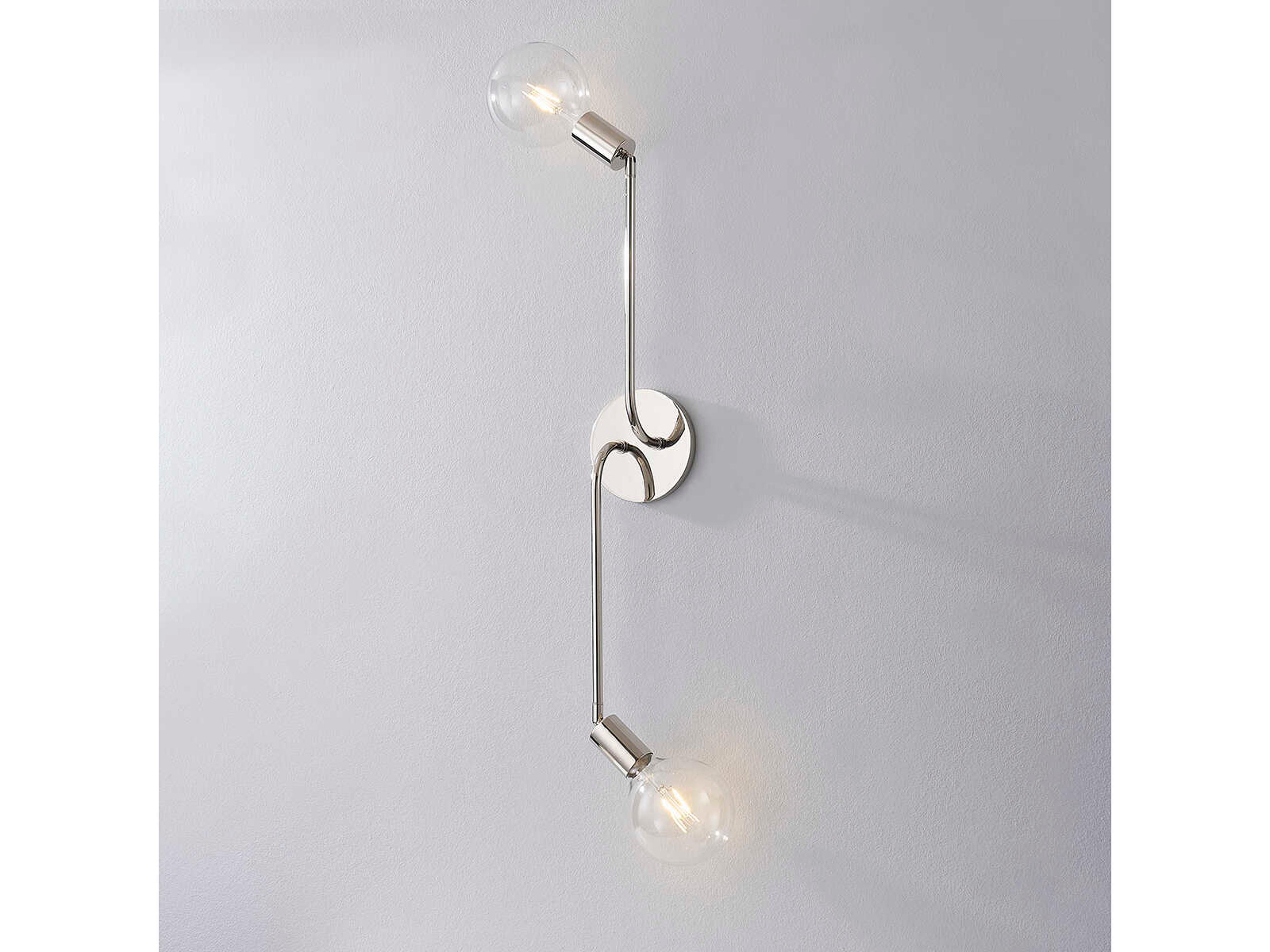 Mitzi Blakely 2-Light Polished Nickel Wall Sconce