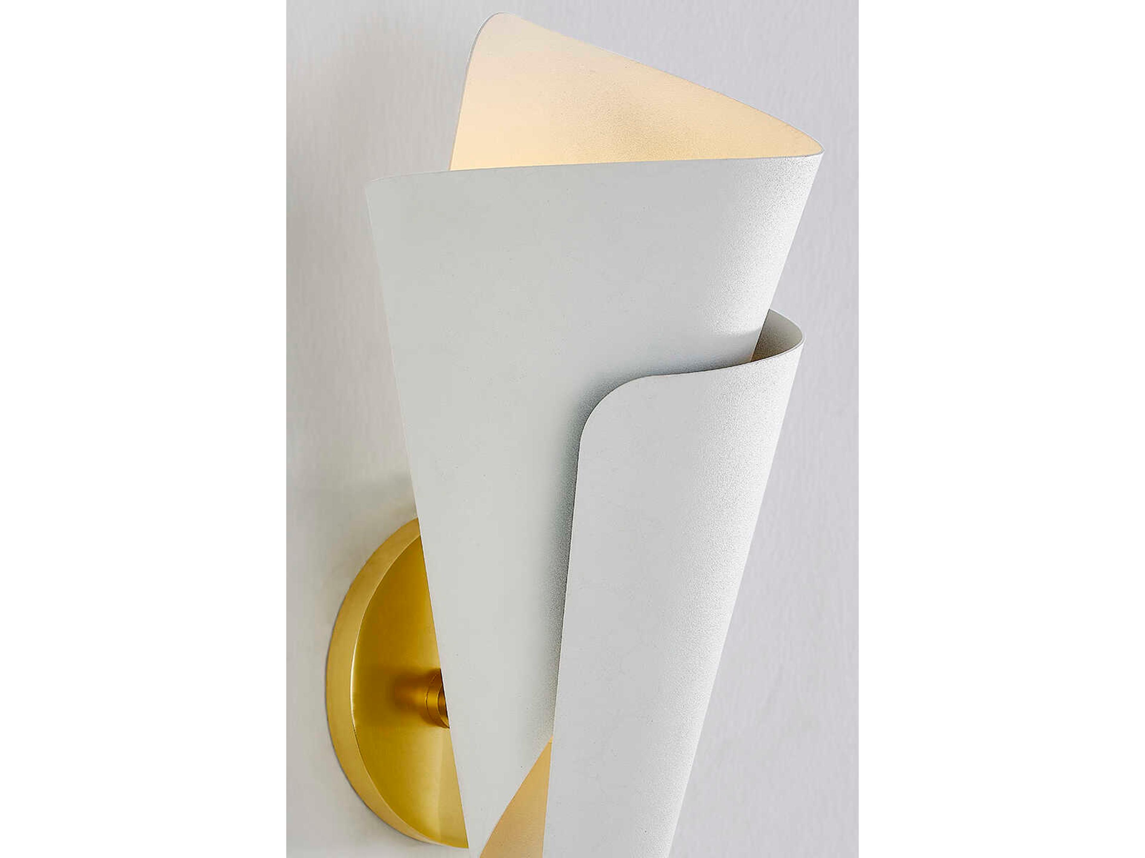 Mitzi Davina 1-Light Aged Brass Wall Sconce