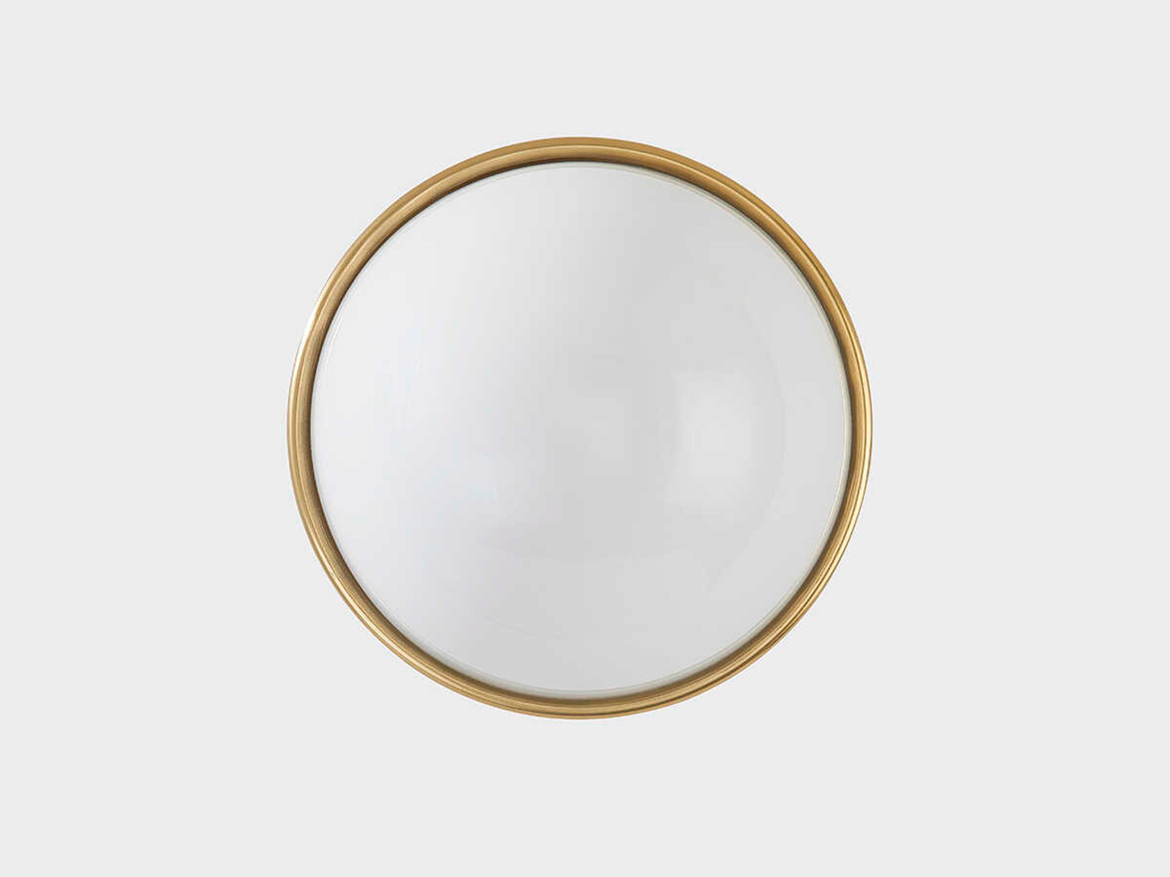 Mitzi Amy 1-Light Aged Brass Glass Wall Sconce