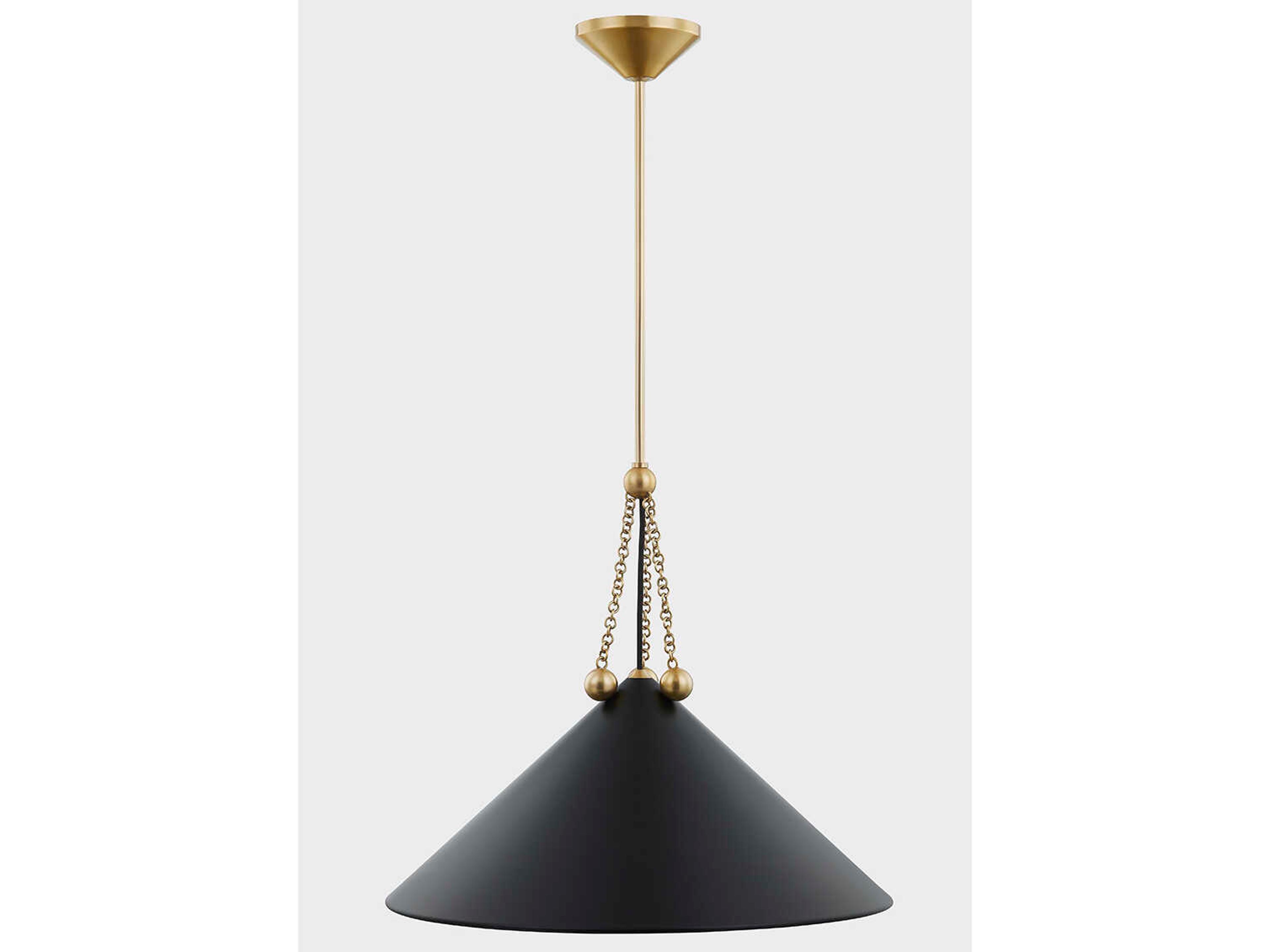 Mitzi Kalea 1-Light Aged Brass Pendant