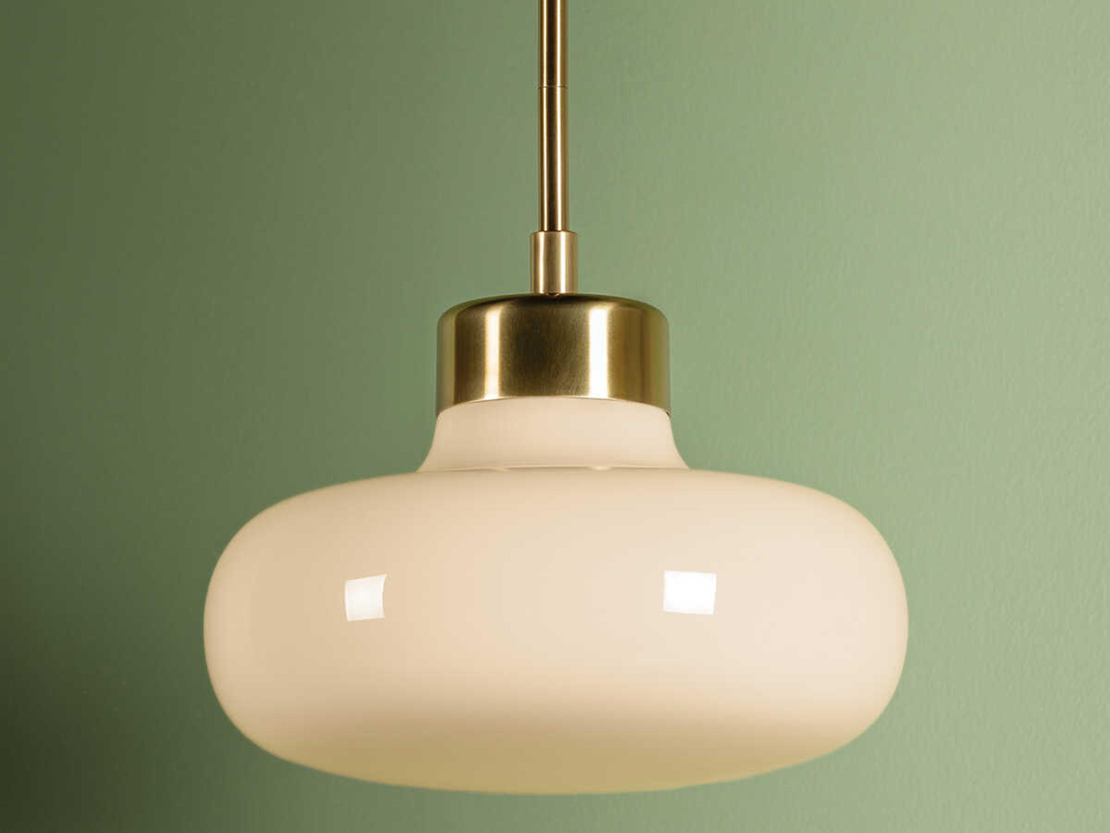 Mitzi Eliana 1-Light Aged Brass Pendant