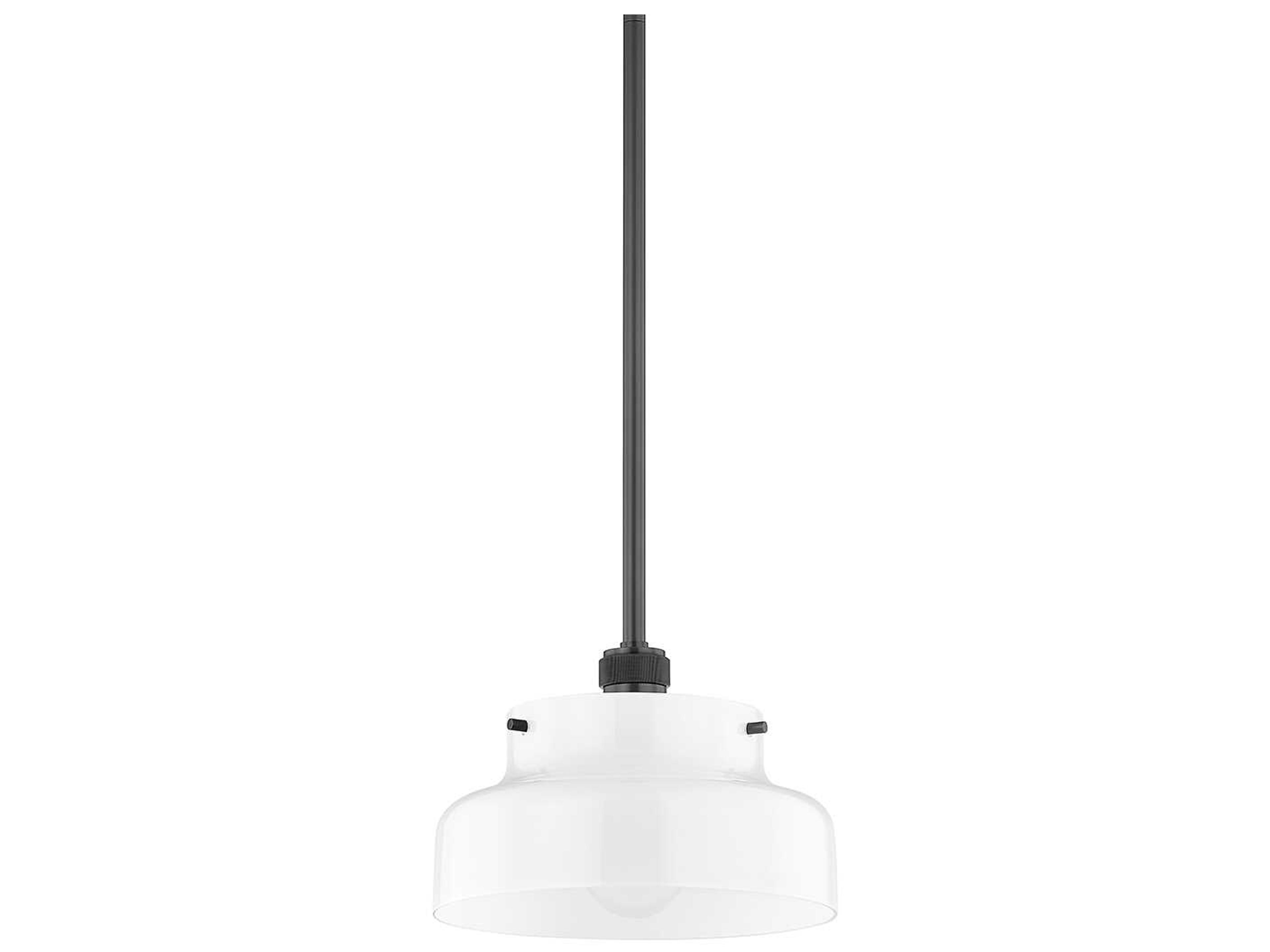 Luella 1-Light Old Bronze Glass Mini Pendant