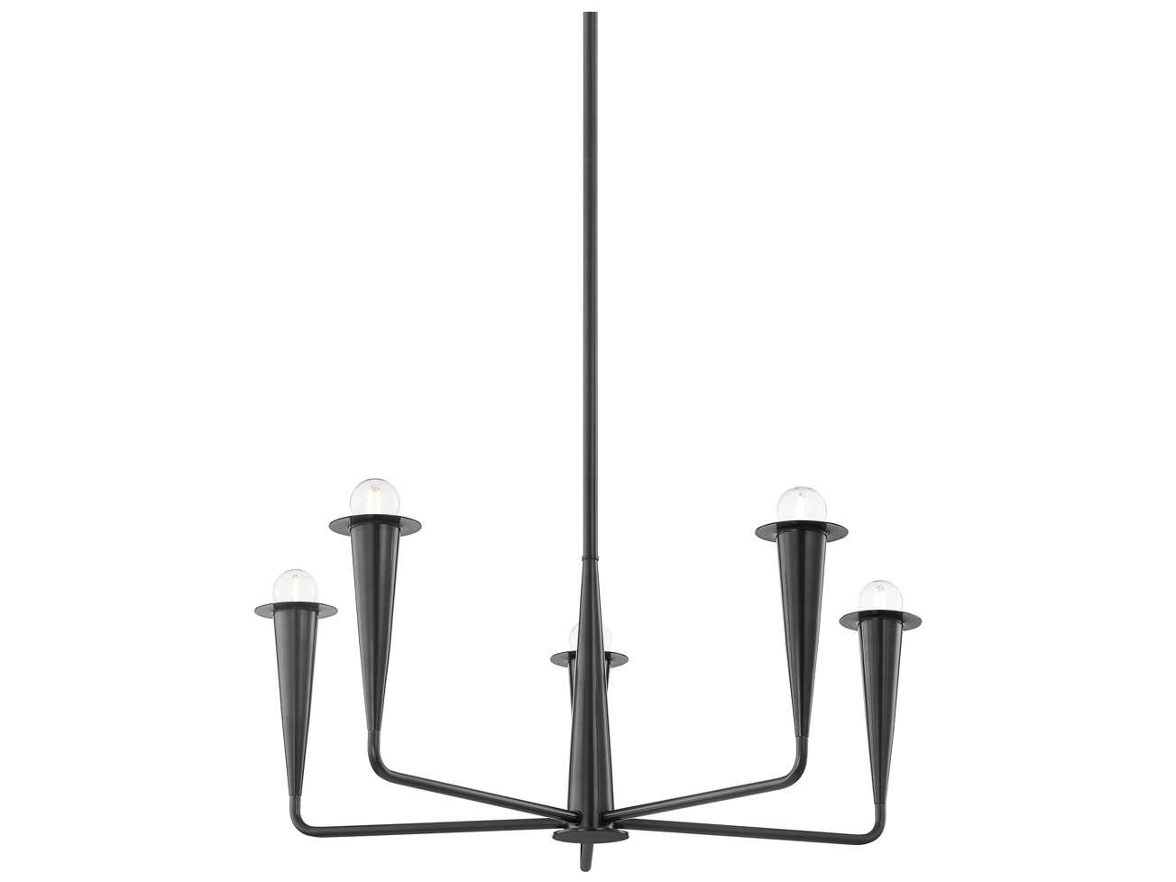 Danna 5-Light Old Bronze Candelabra Chandelier