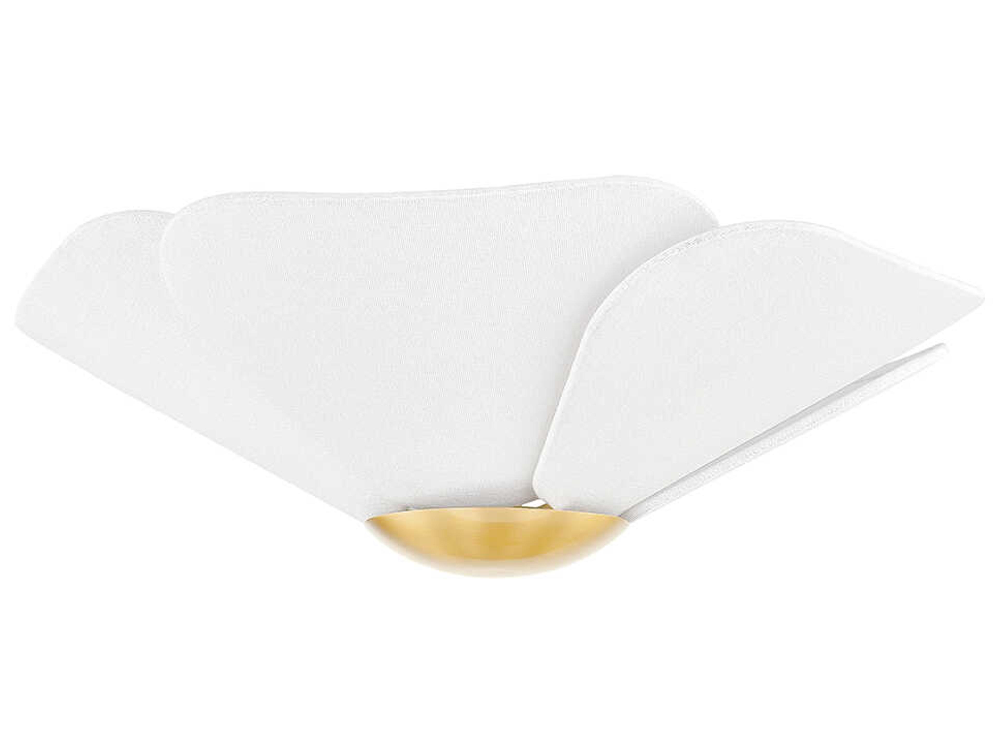 Madeline 1-Light Aged Brass LED Flush Mount