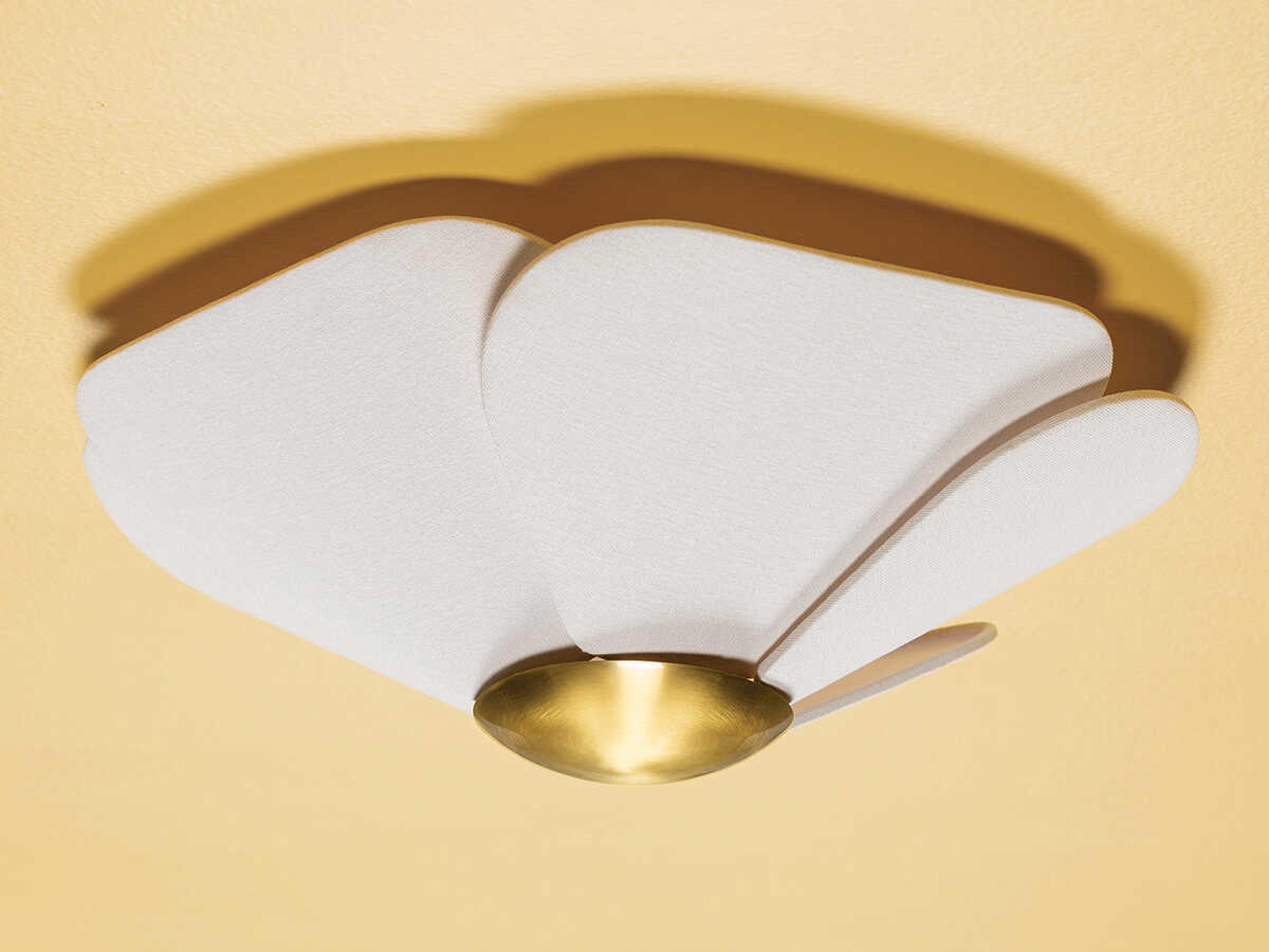 Mitzi Madeline 1-Light Aged Brass LED Flush Mount