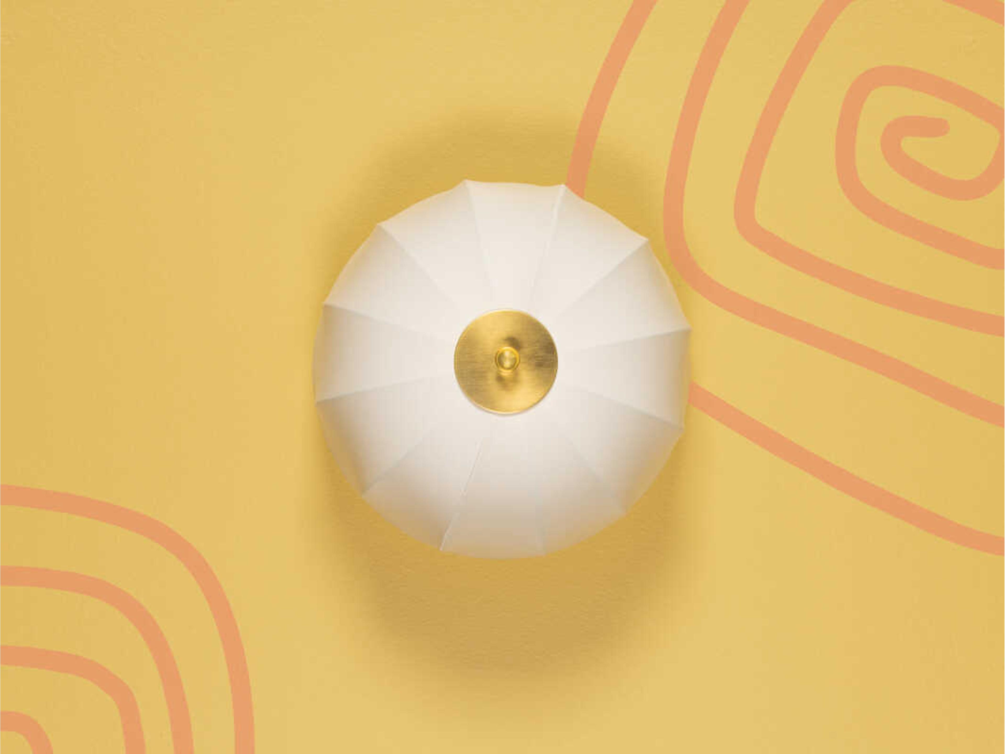 Mitzi Meshelle 1-Light Aged Brass Flush Mount