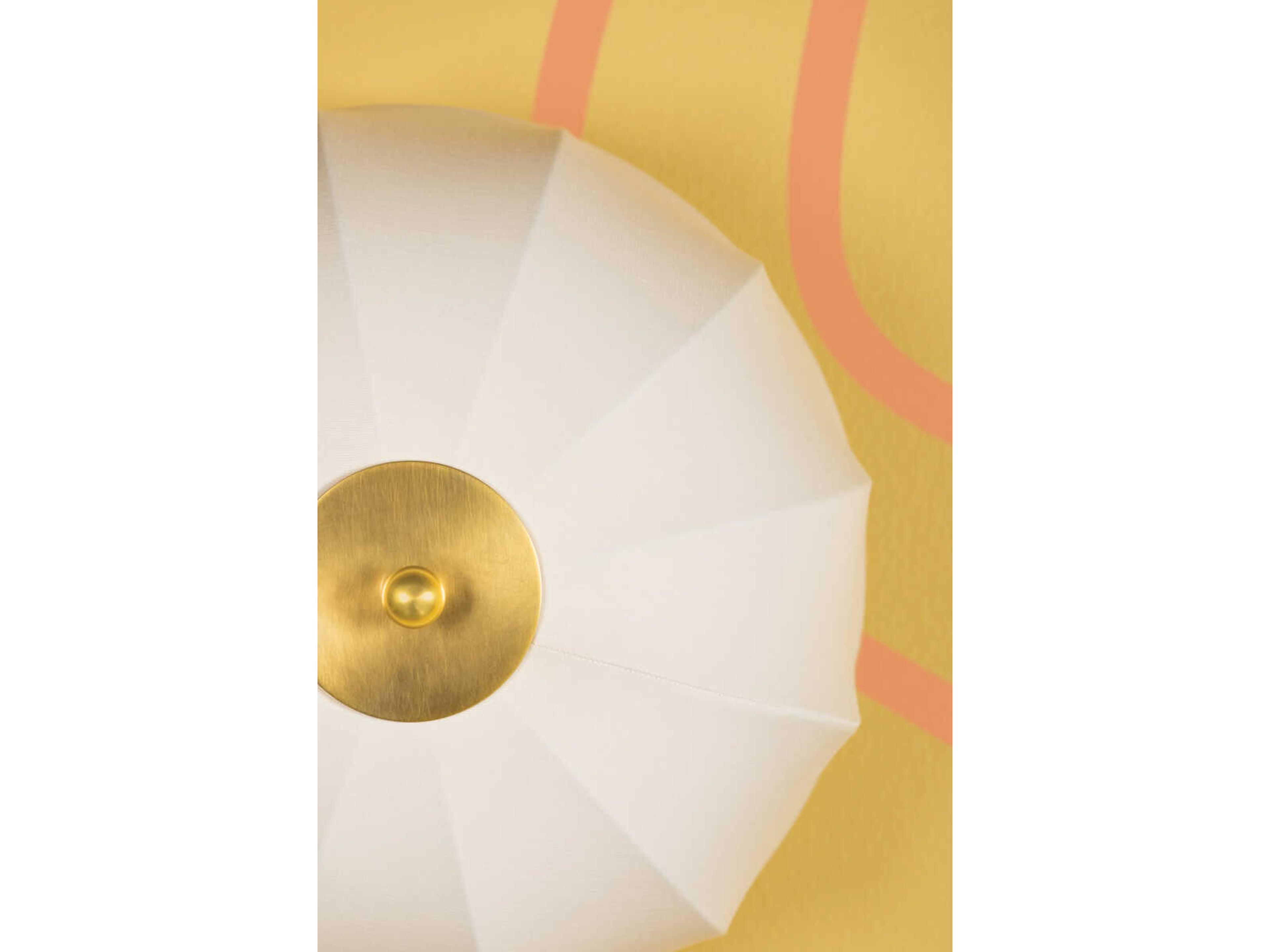 Mitzi Meshelle 1-Light Aged Brass Flush Mount