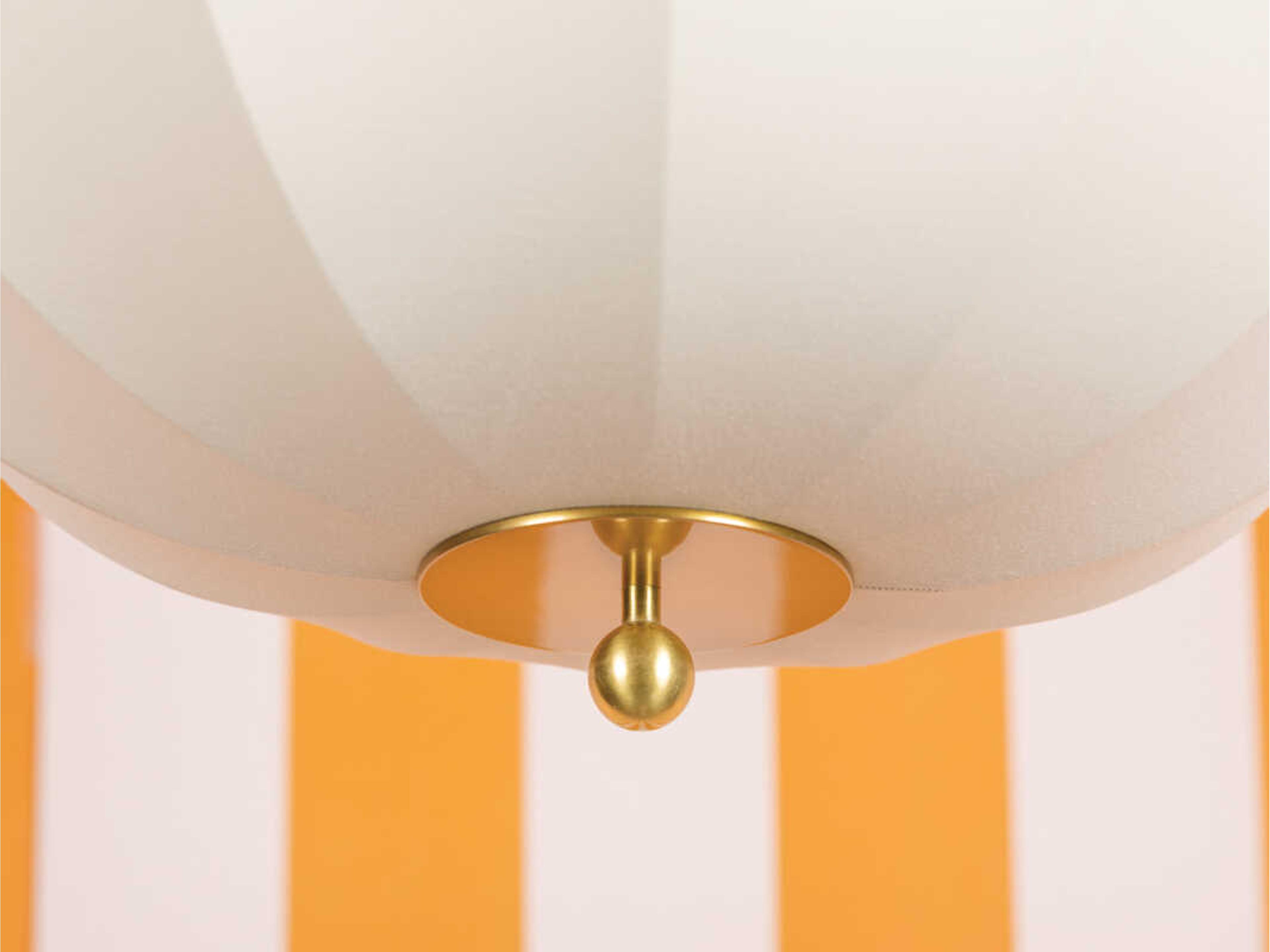 Mitzi Meshelle 1-Light Aged Brass Bowl Pendant