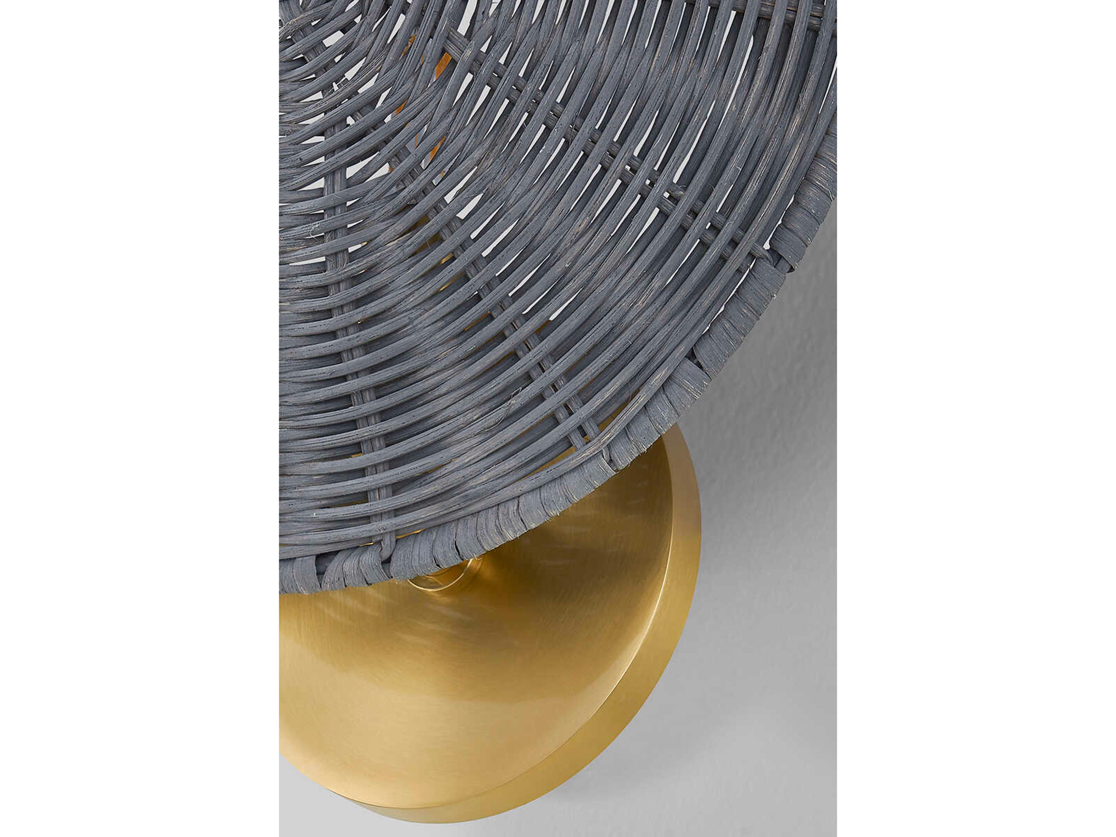 Mitzi Destiny 1-Light Aged Brass Wall Sconce