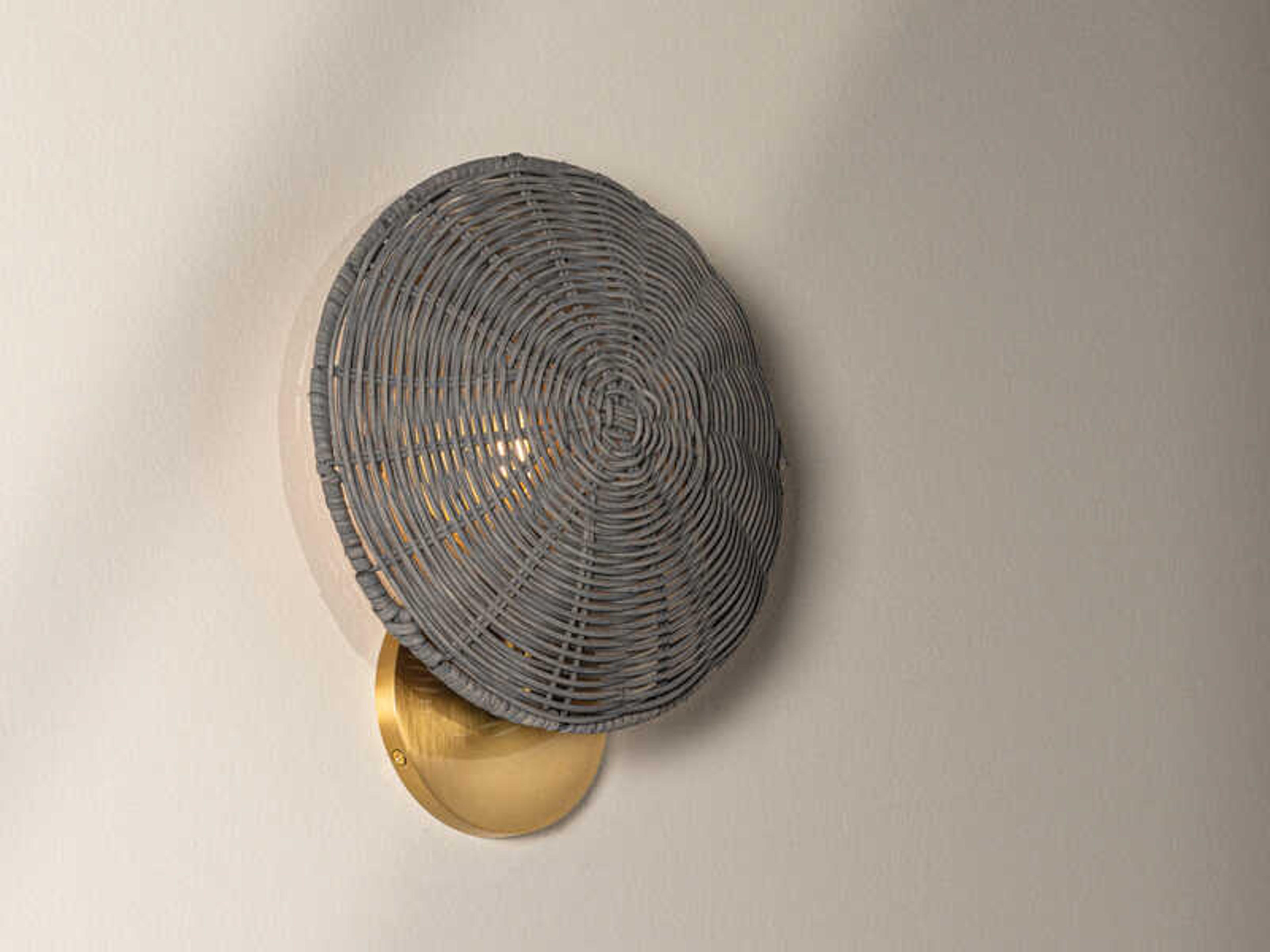Mitzi Destiny 1-Light Aged Brass Wall Sconce