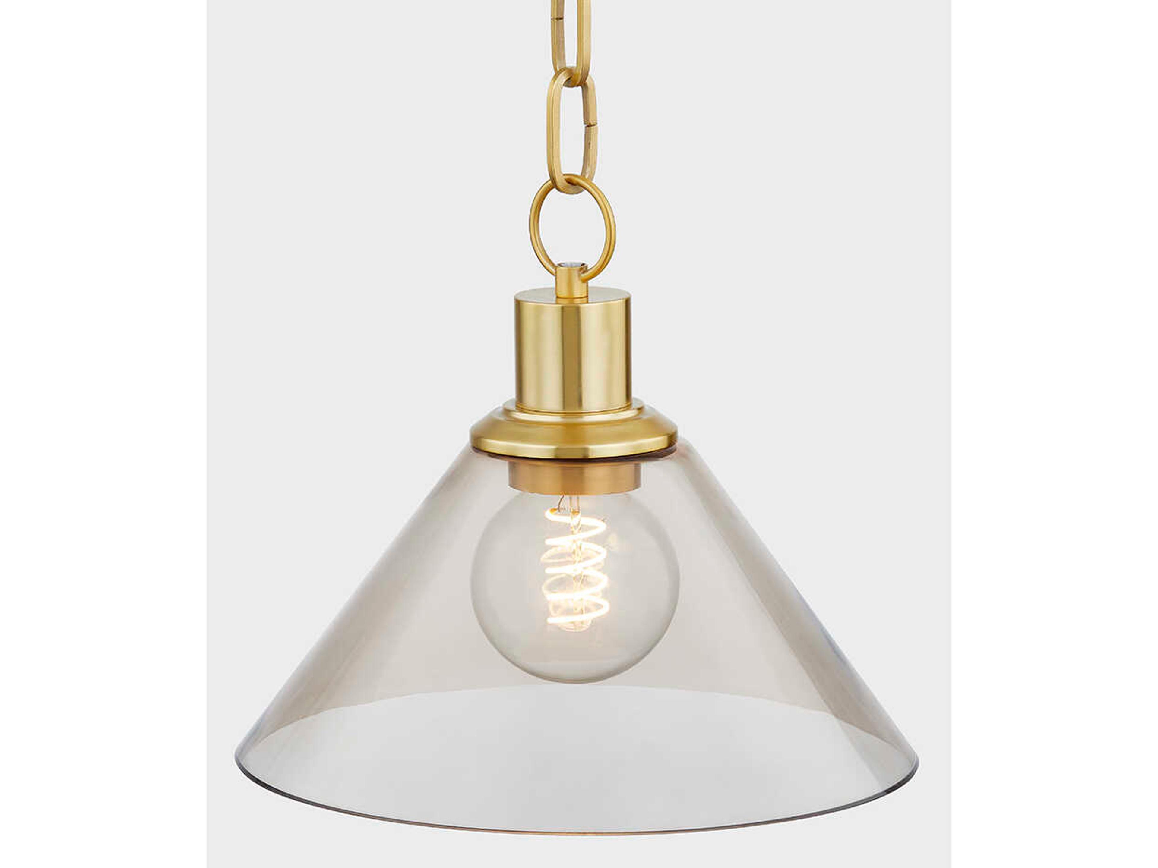 Mitzi Anniebee 1-Light Aged Brass Mini Pendant
