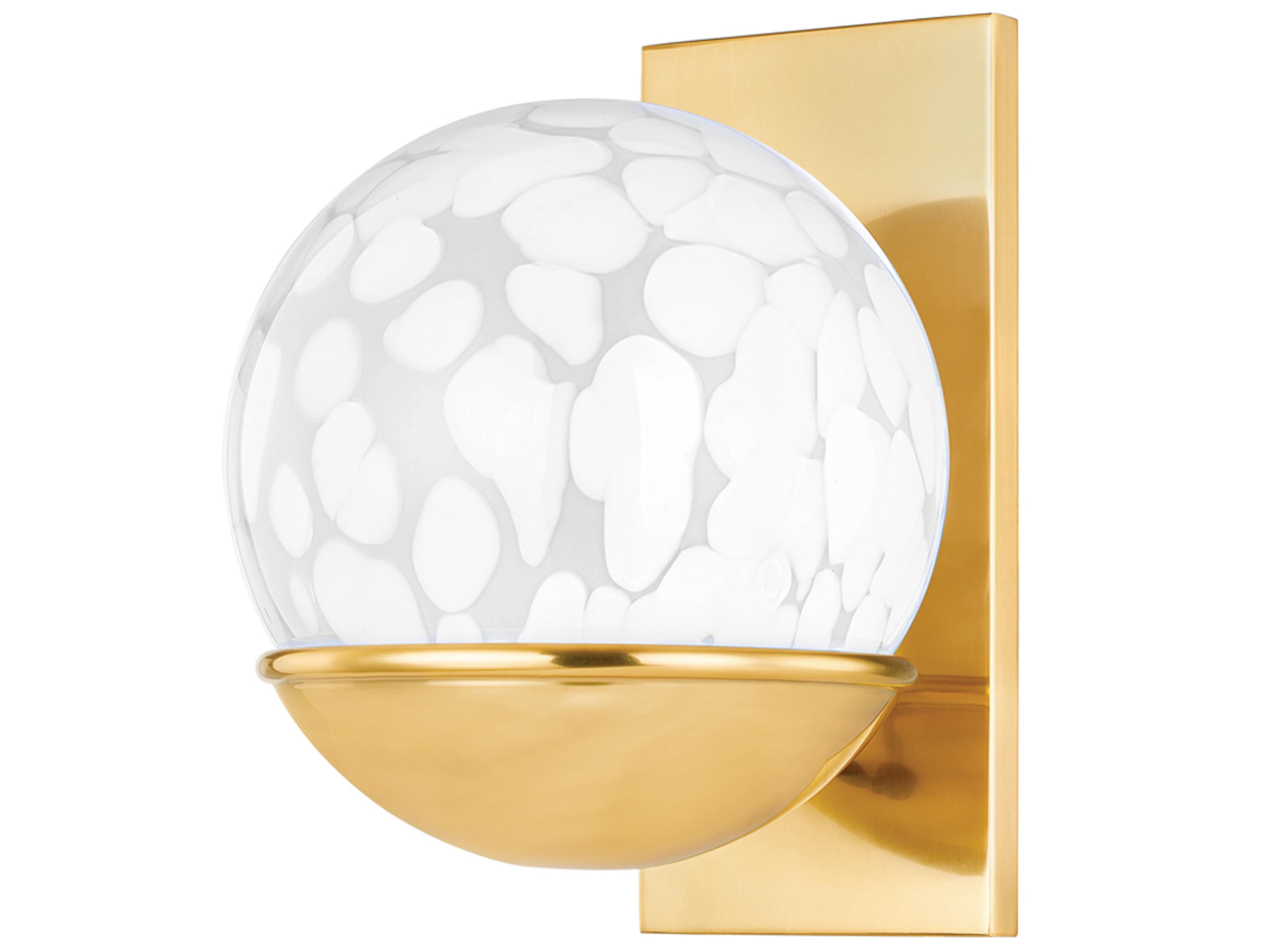 Mitzi 1-Light Aged Brass Wall Sconce