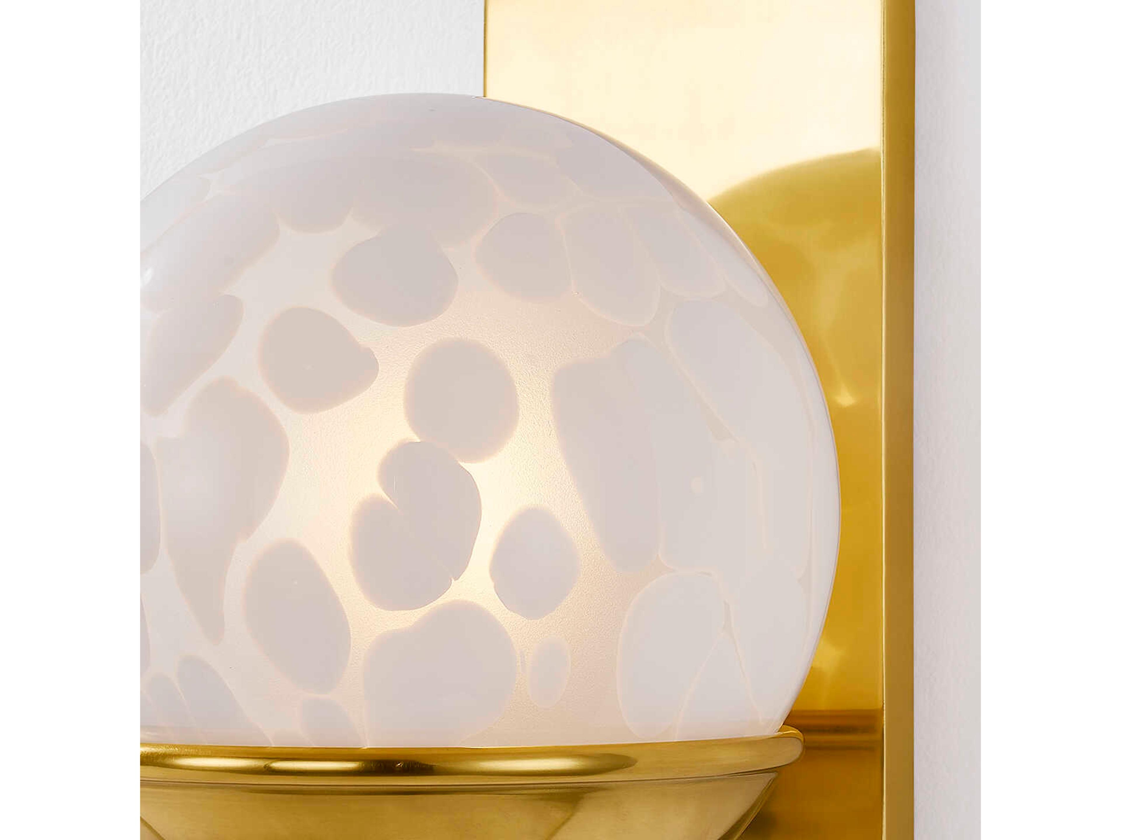 Mitzi 1-Light Aged Brass Wall Sconce