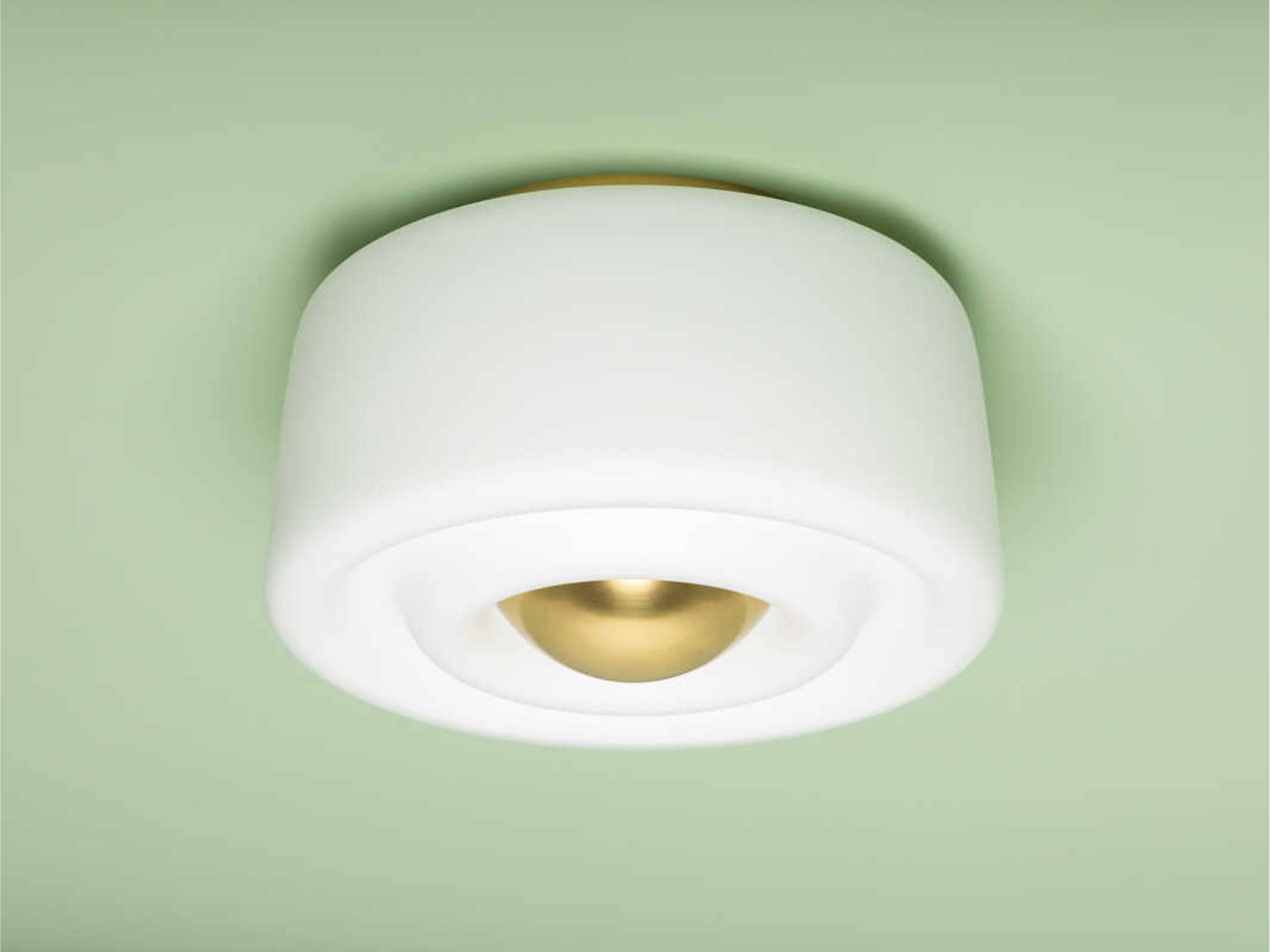 Mitzi Ciela 2-Light Aged Brass Flush Mount