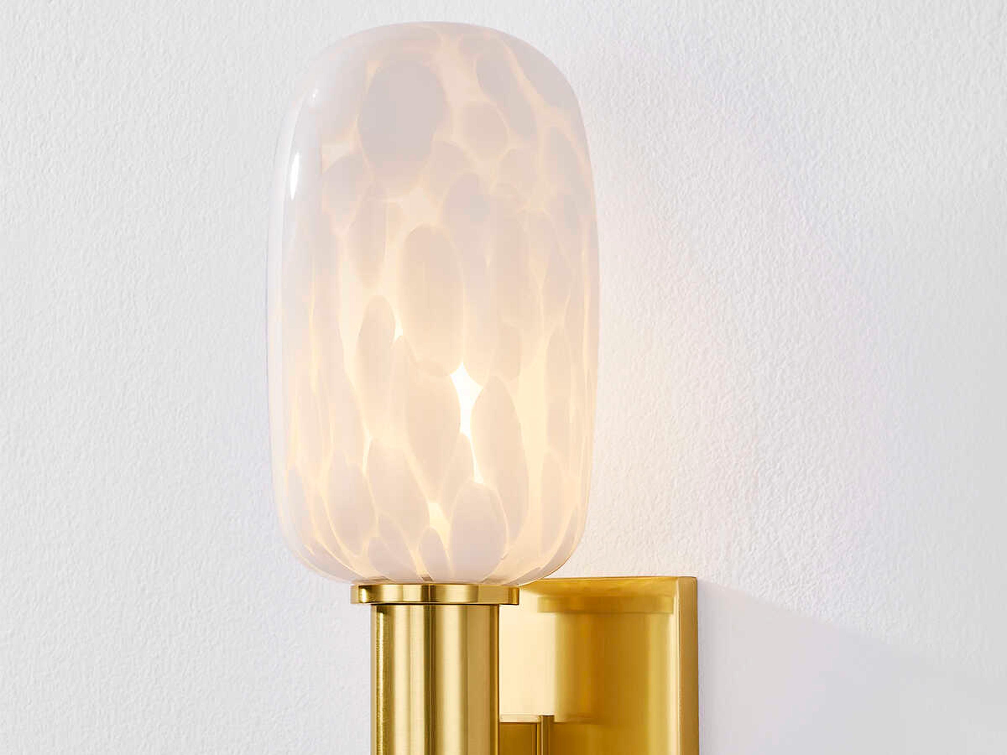 Mitzi 1-Light Aged Brass Wall Sconce