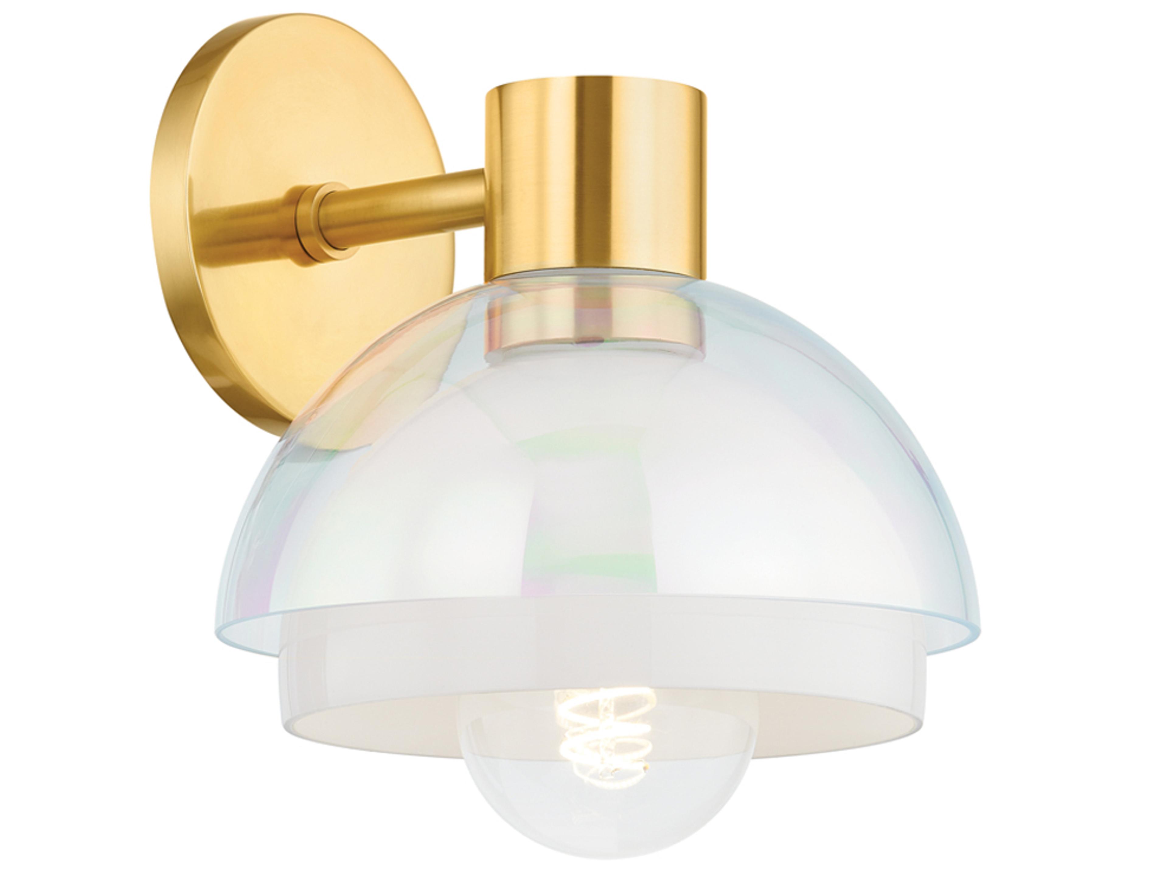 Modena 1-Light Aged Brass Wall Sconce