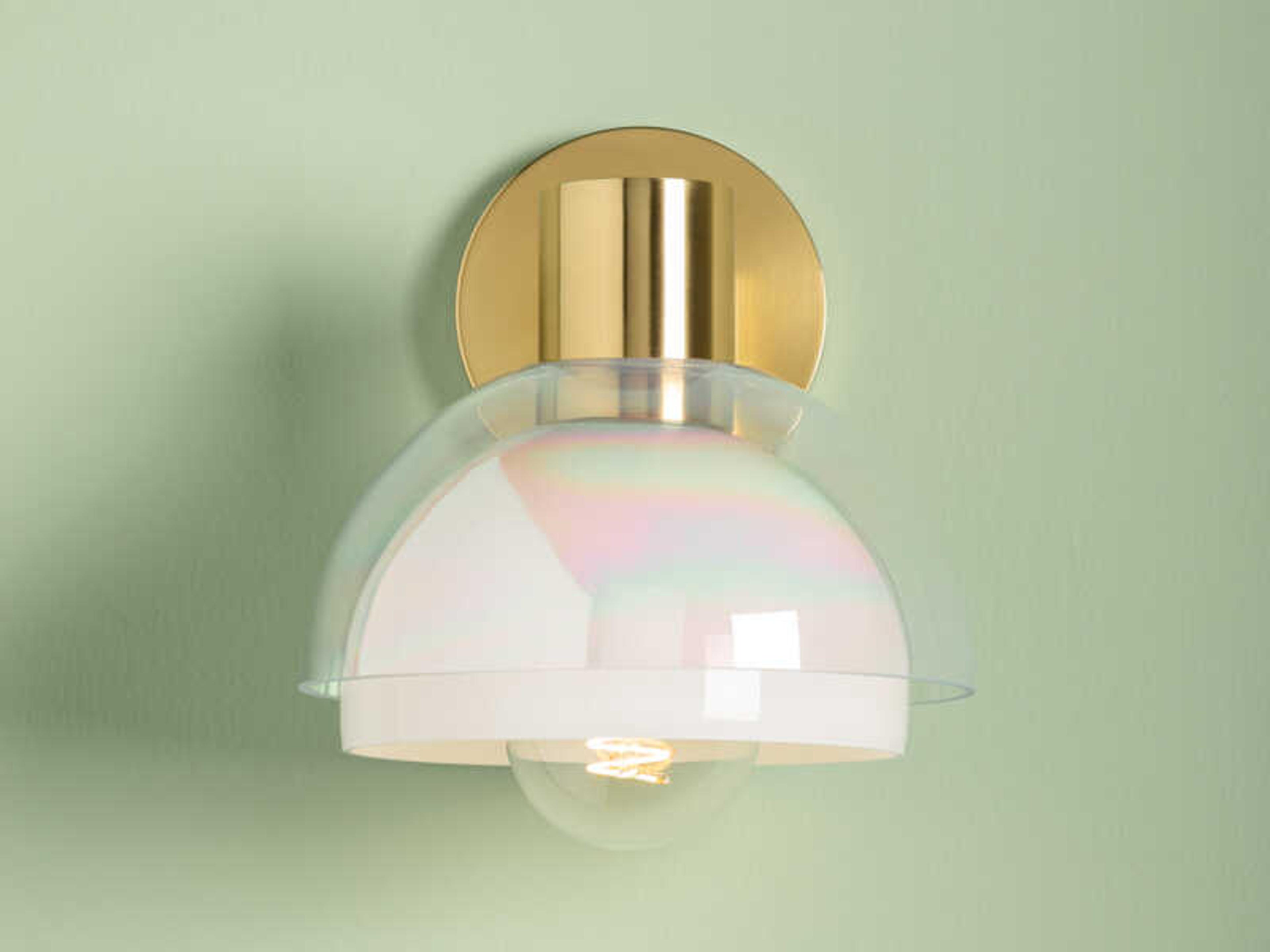 Mitzi Modena 1-Light Aged Brass Wall Sconce