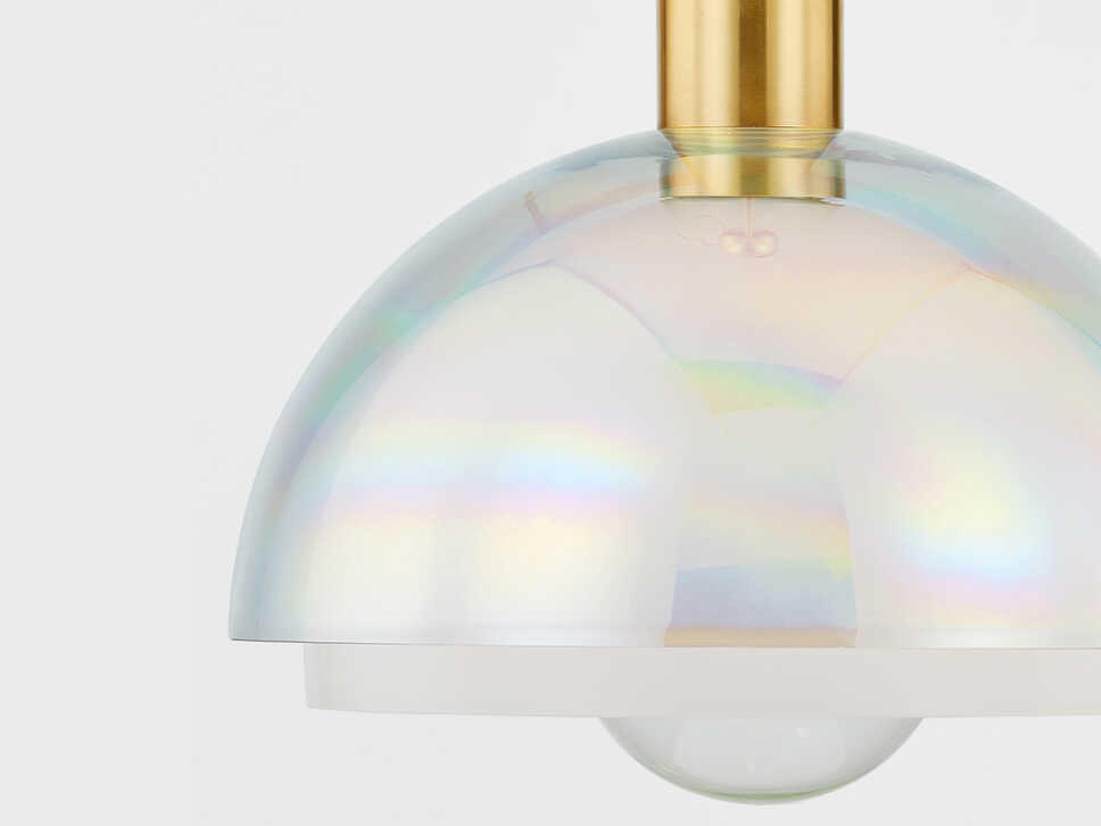 Mitzi Modena 1-Light Aged Brass Pendant