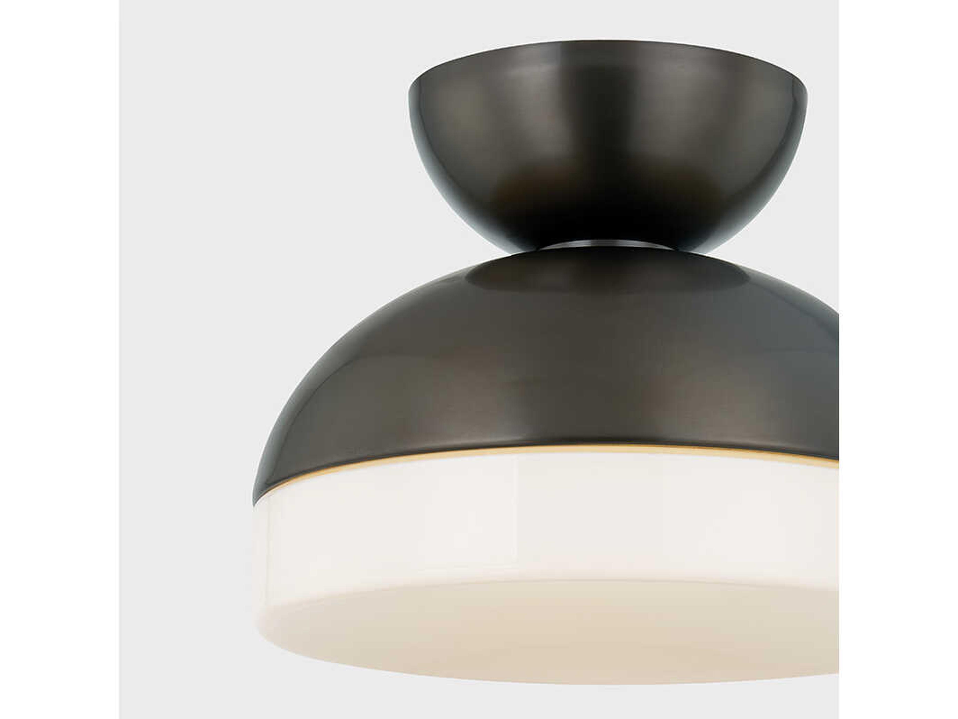 Mitzi Rue 1-Light True Bronze Flush Mount