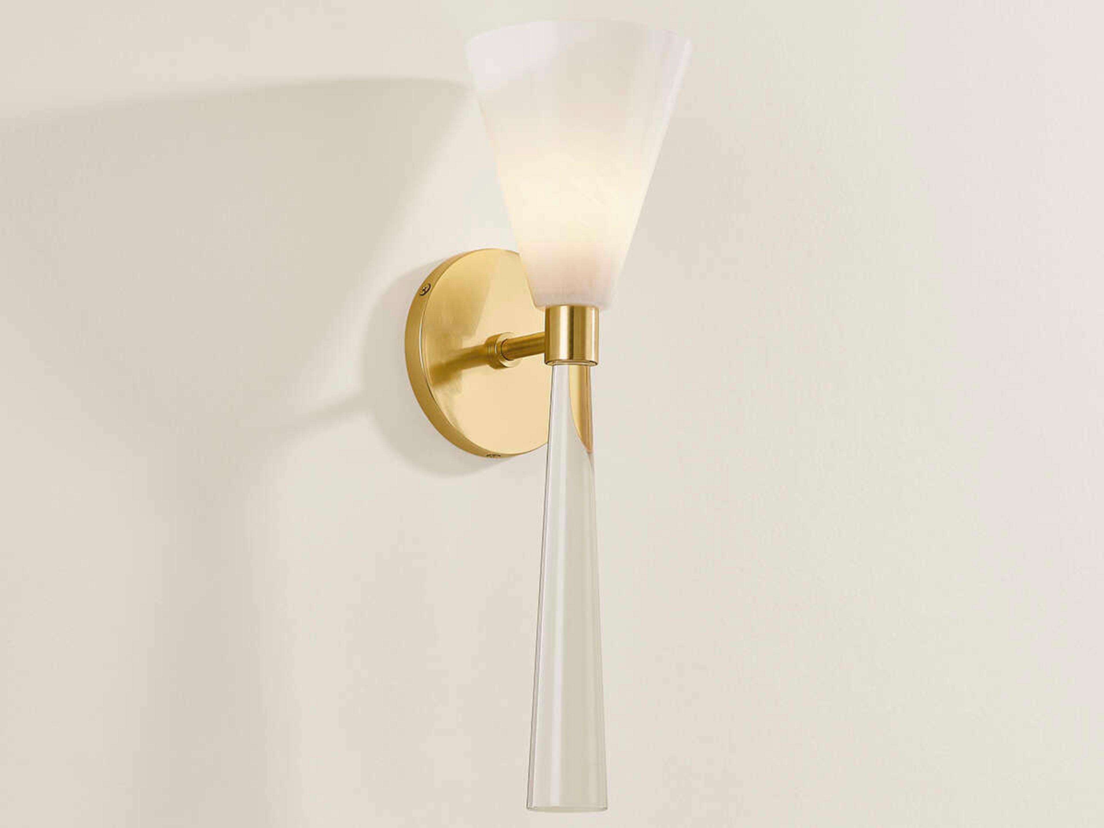 Mitzi 1-Light Aged Brass Wall Sconce