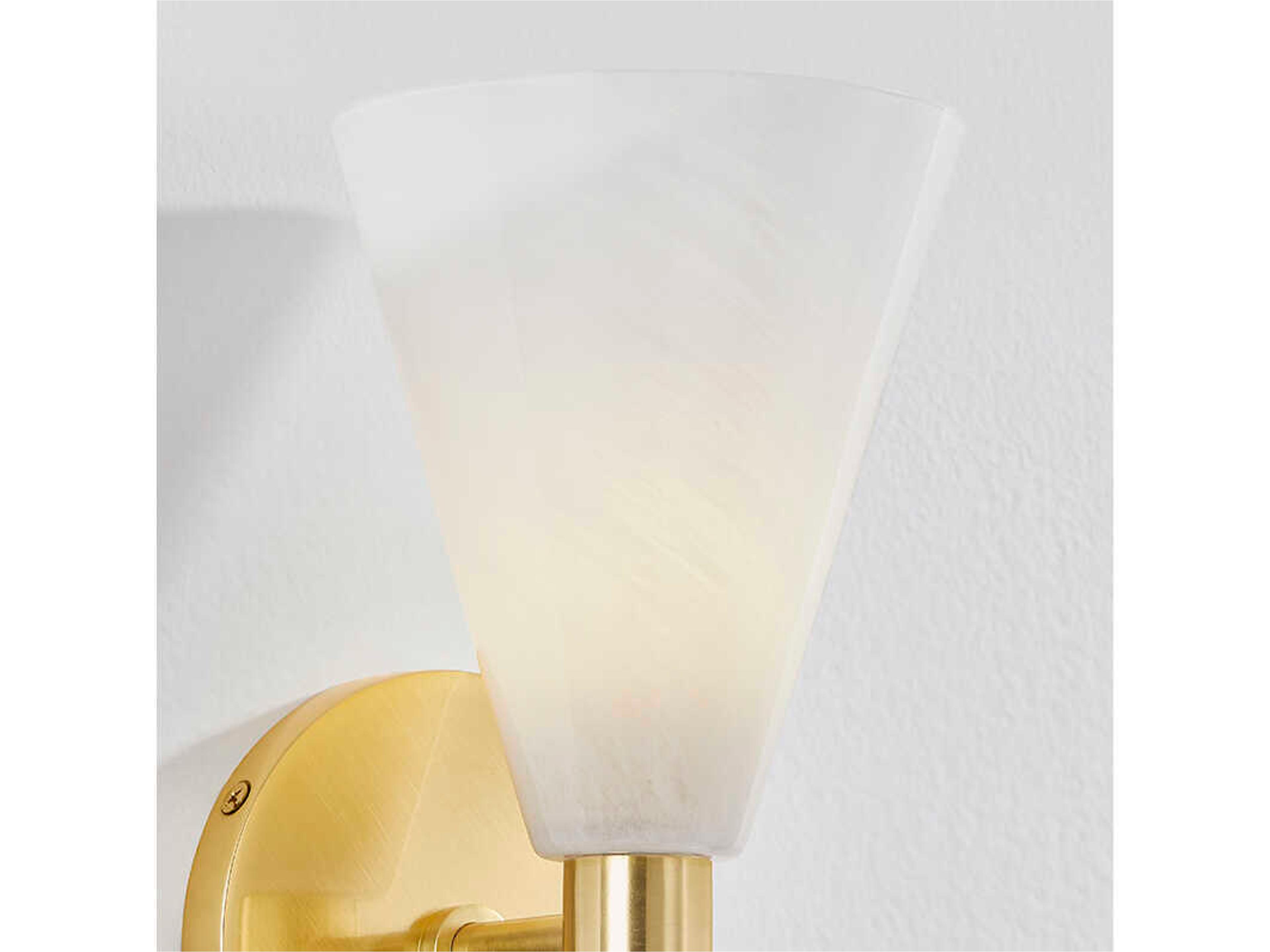 Mitzi 1-Light Aged Brass Wall Sconce