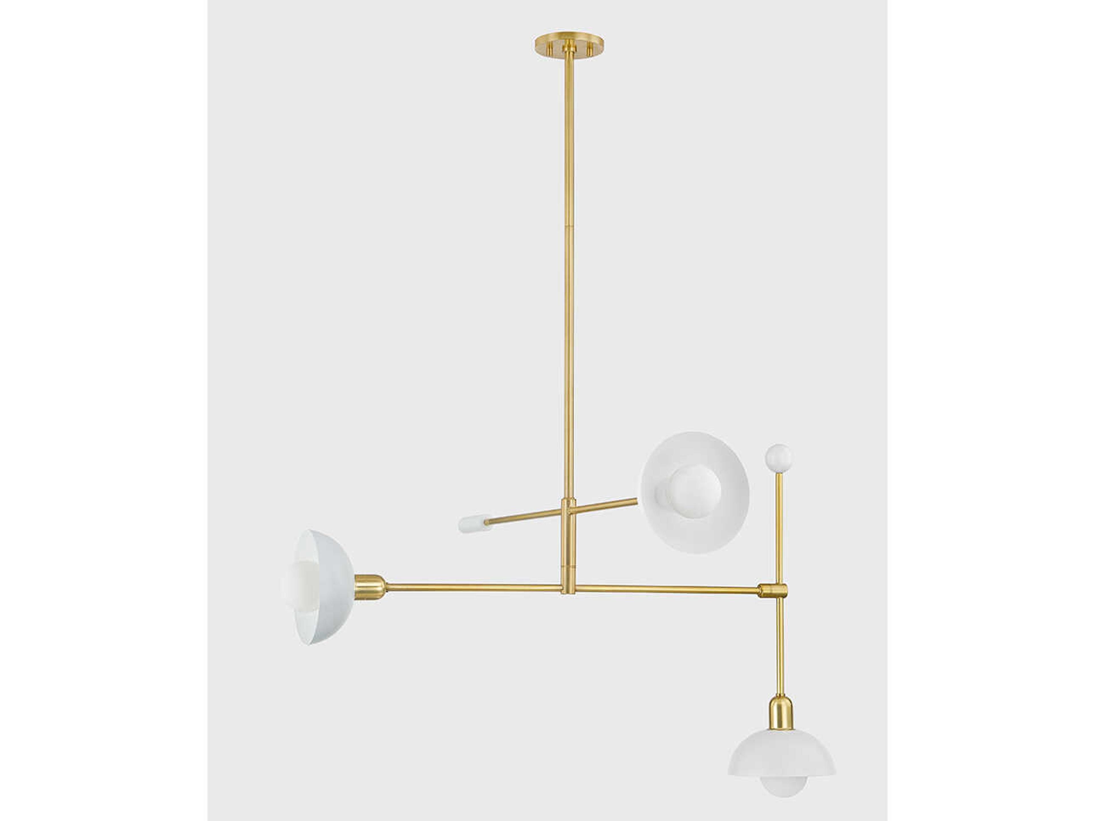 Mitzi Billie 3-Light Aged Brass Soft White Chandelier