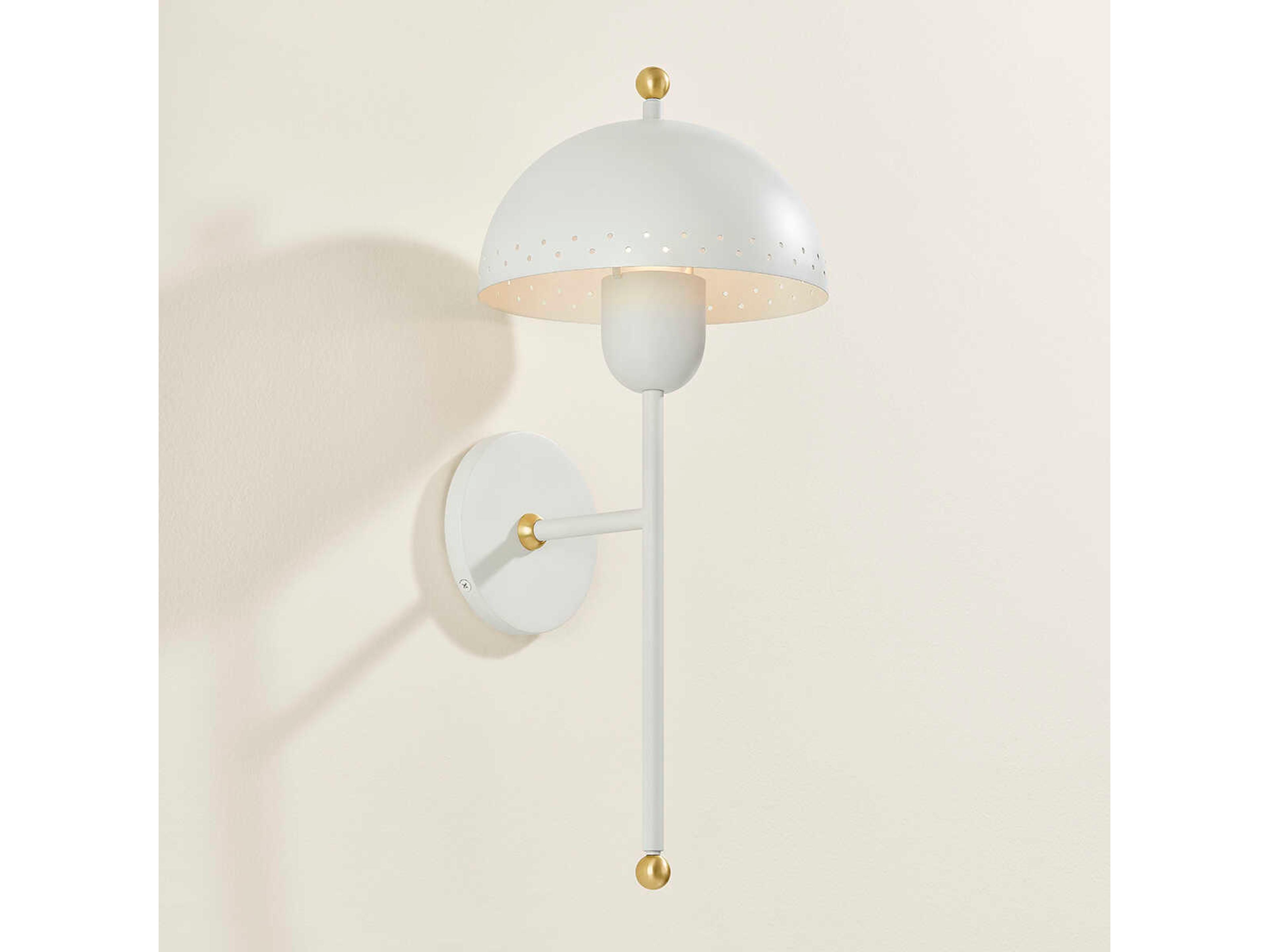 Mitzi Jojo 1-Light Aged Brass Soft White Wall Sconce