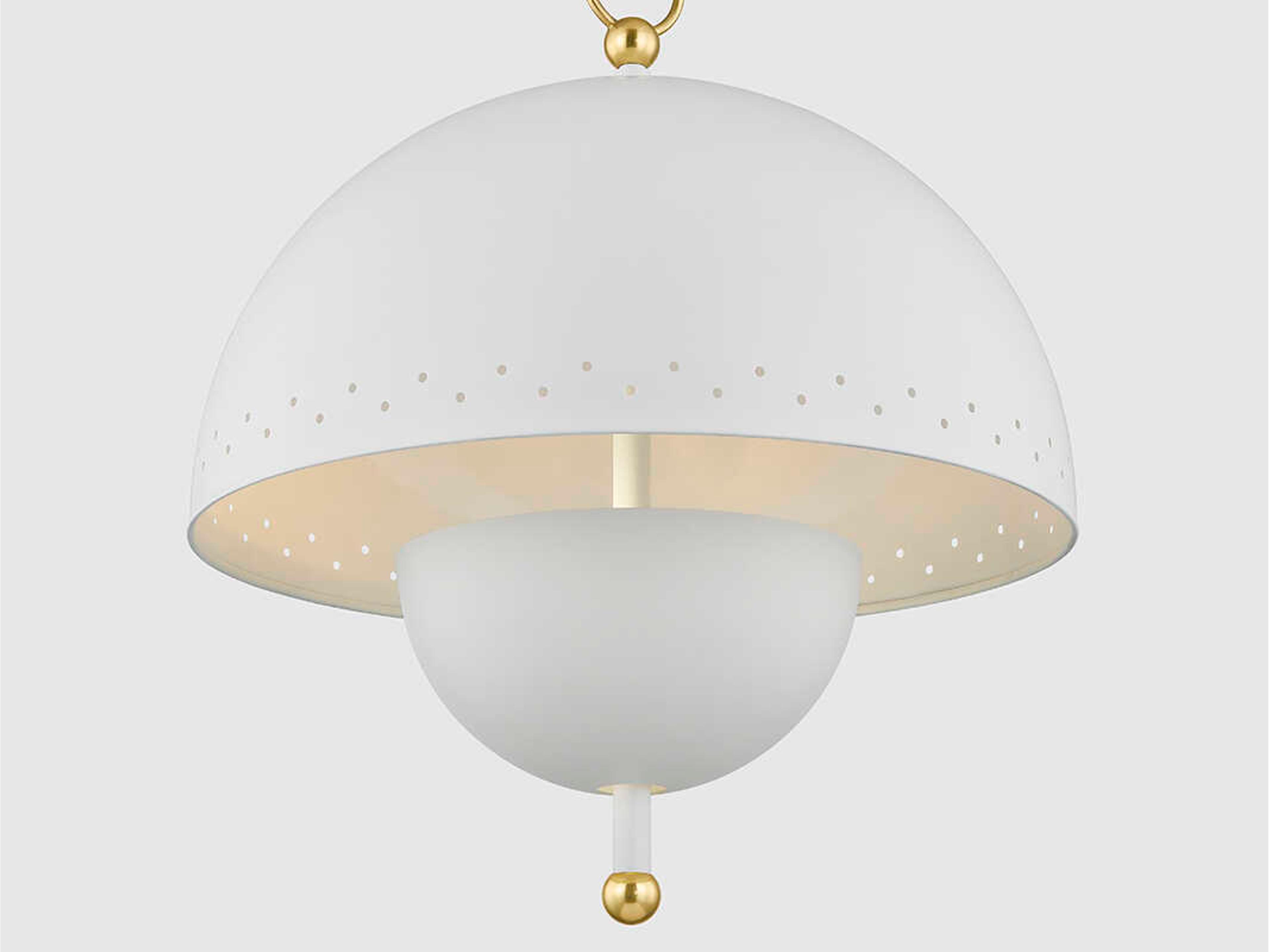 Mitzi Jojo 2-Light Aged Brass Soft White Pendant