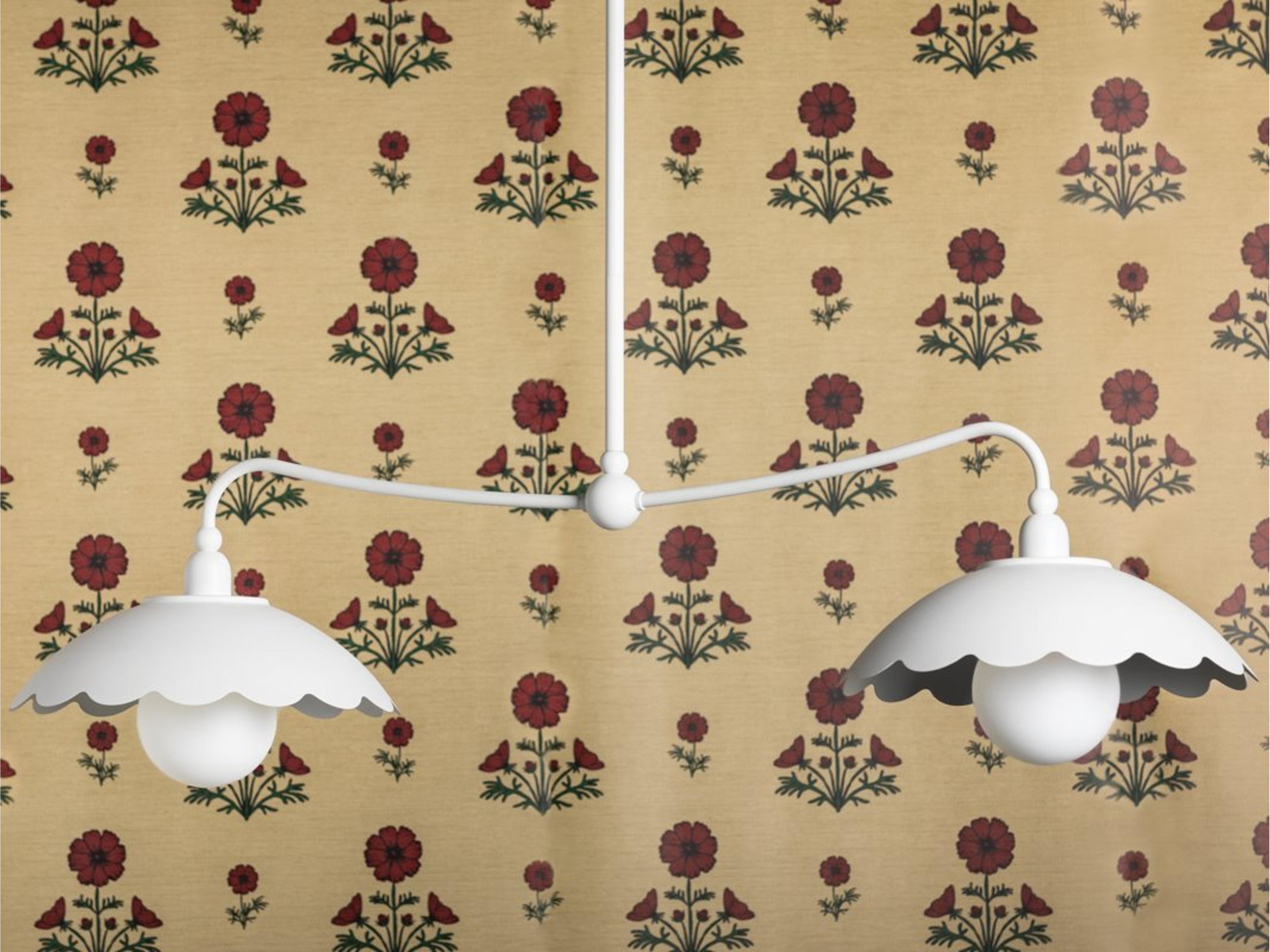 Mitzi Yael 2-Light Textured White Island Pendant