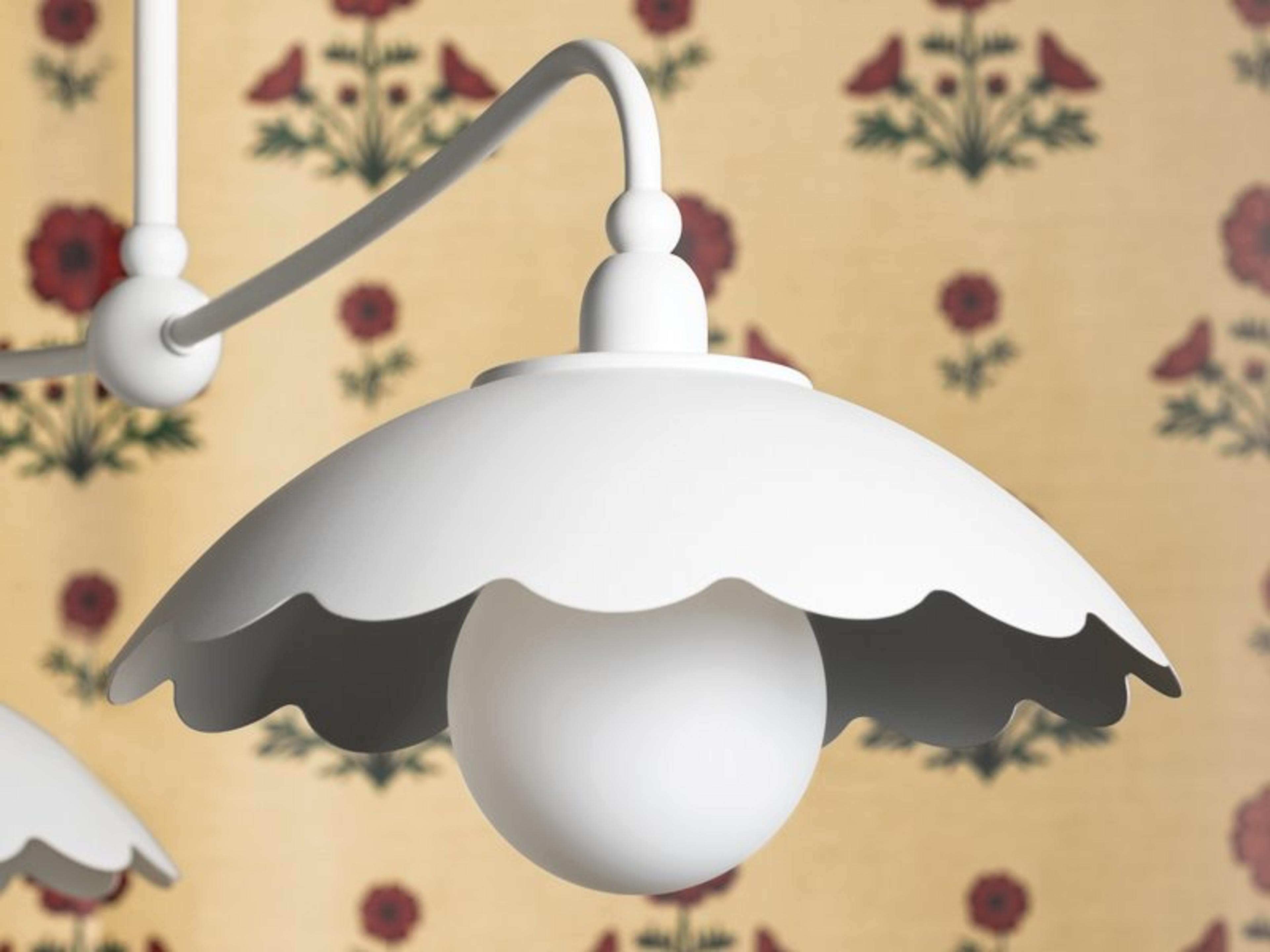 Mitzi Yael 2-Light Textured White Island Pendant