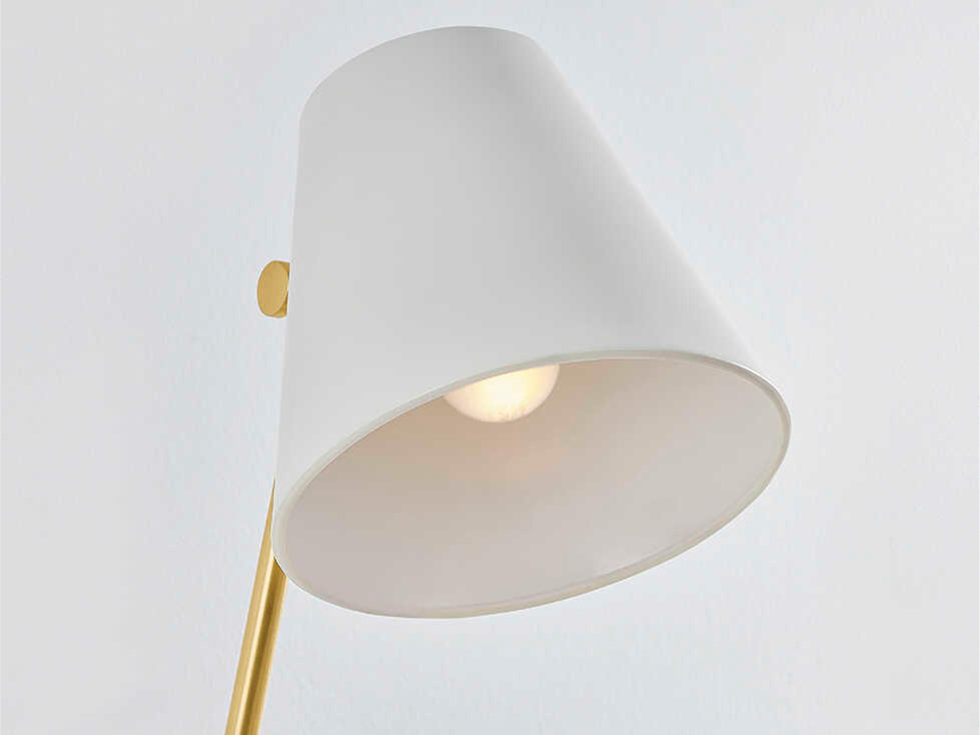 Mitzi Georgann 1-Light Aged Brass Soft White Wall Sconce