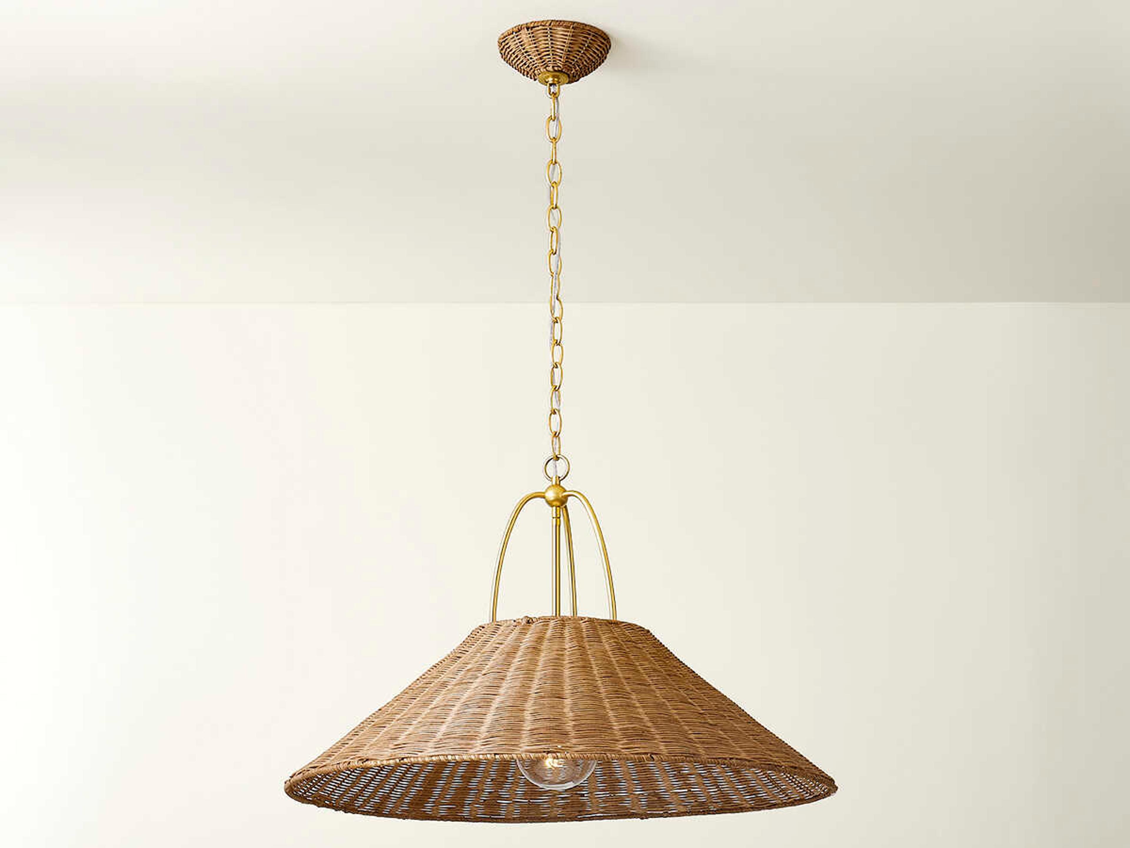 Mitzi Davida 1-Light Aged Brass Brown Pendant