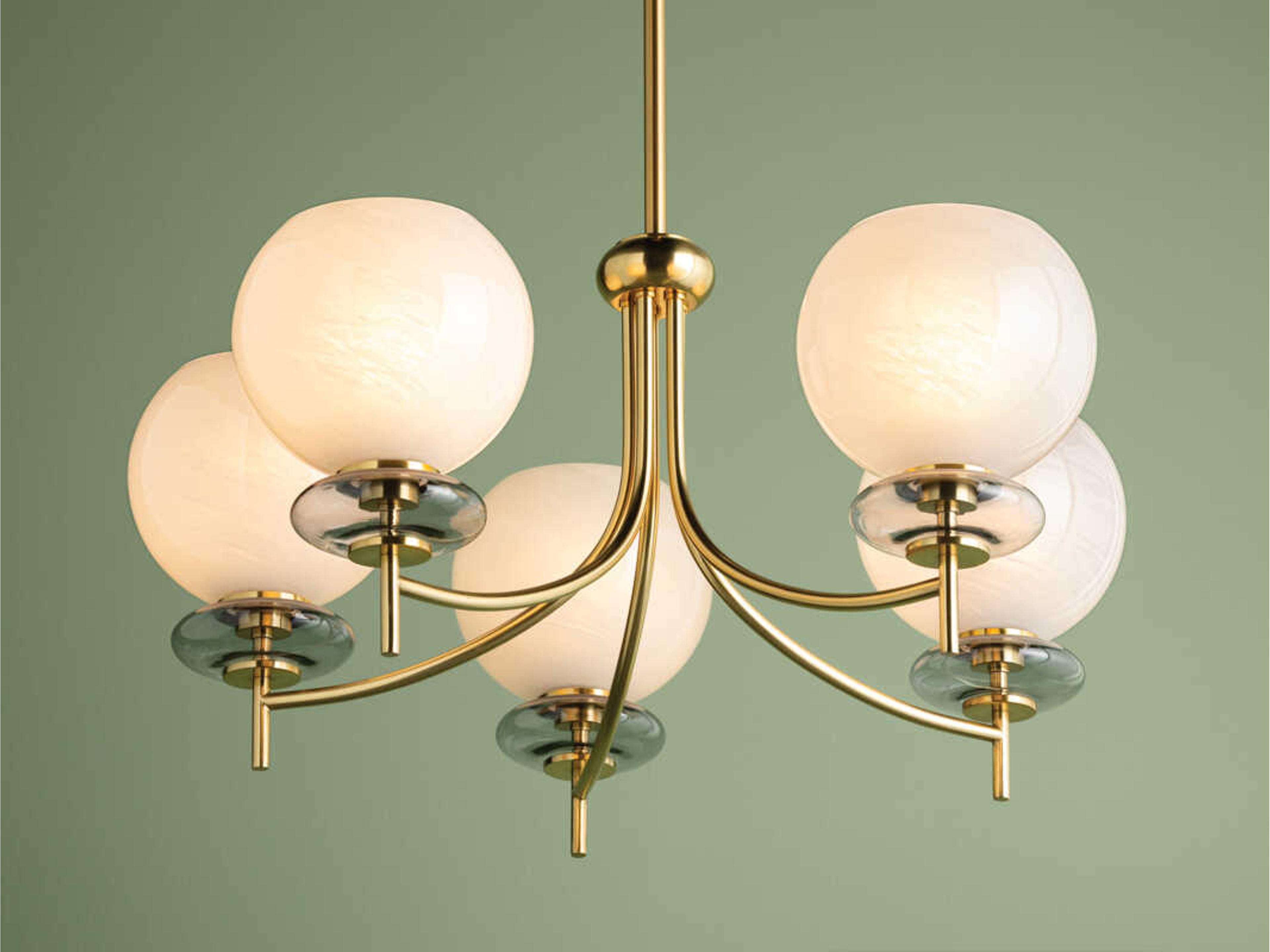 Mitzi Alexia 5-Light Aged Brass Chandelier