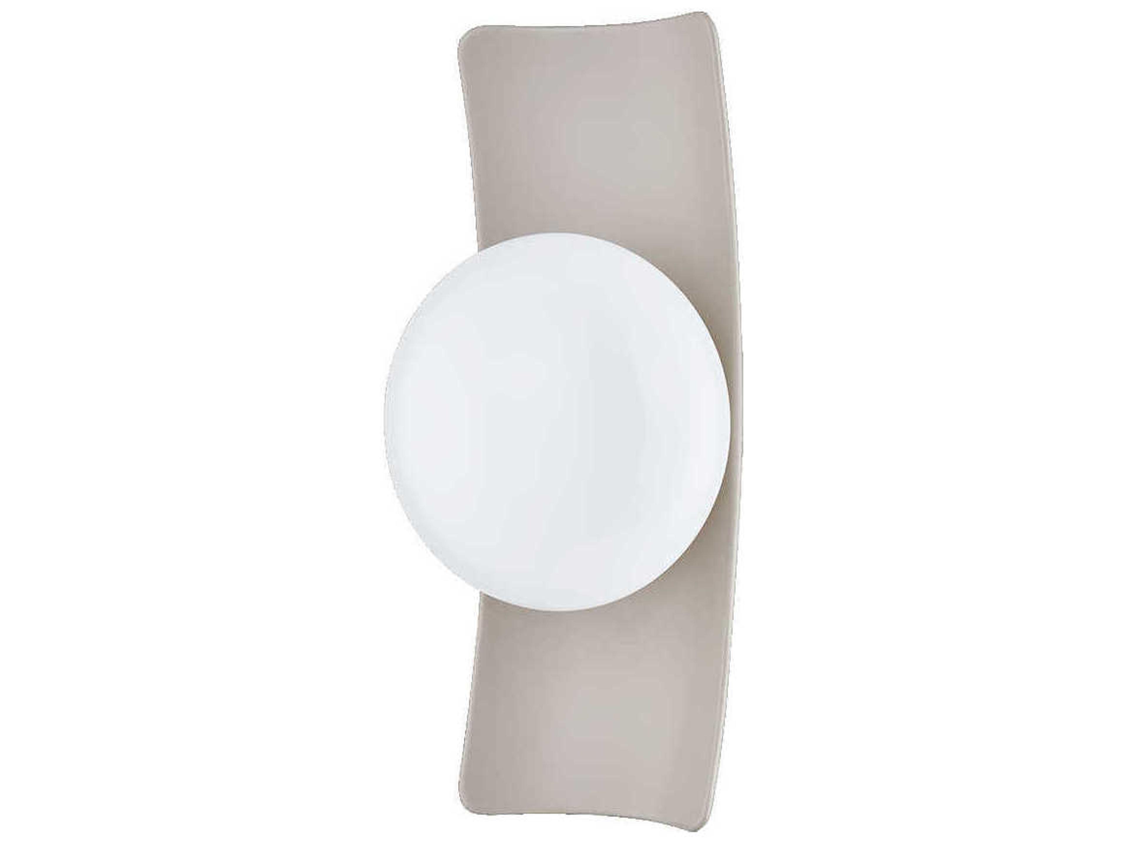 Mitzi Terra 1-Light Aged Brass Ceramic Antique Ivory Gray Wall Sconce