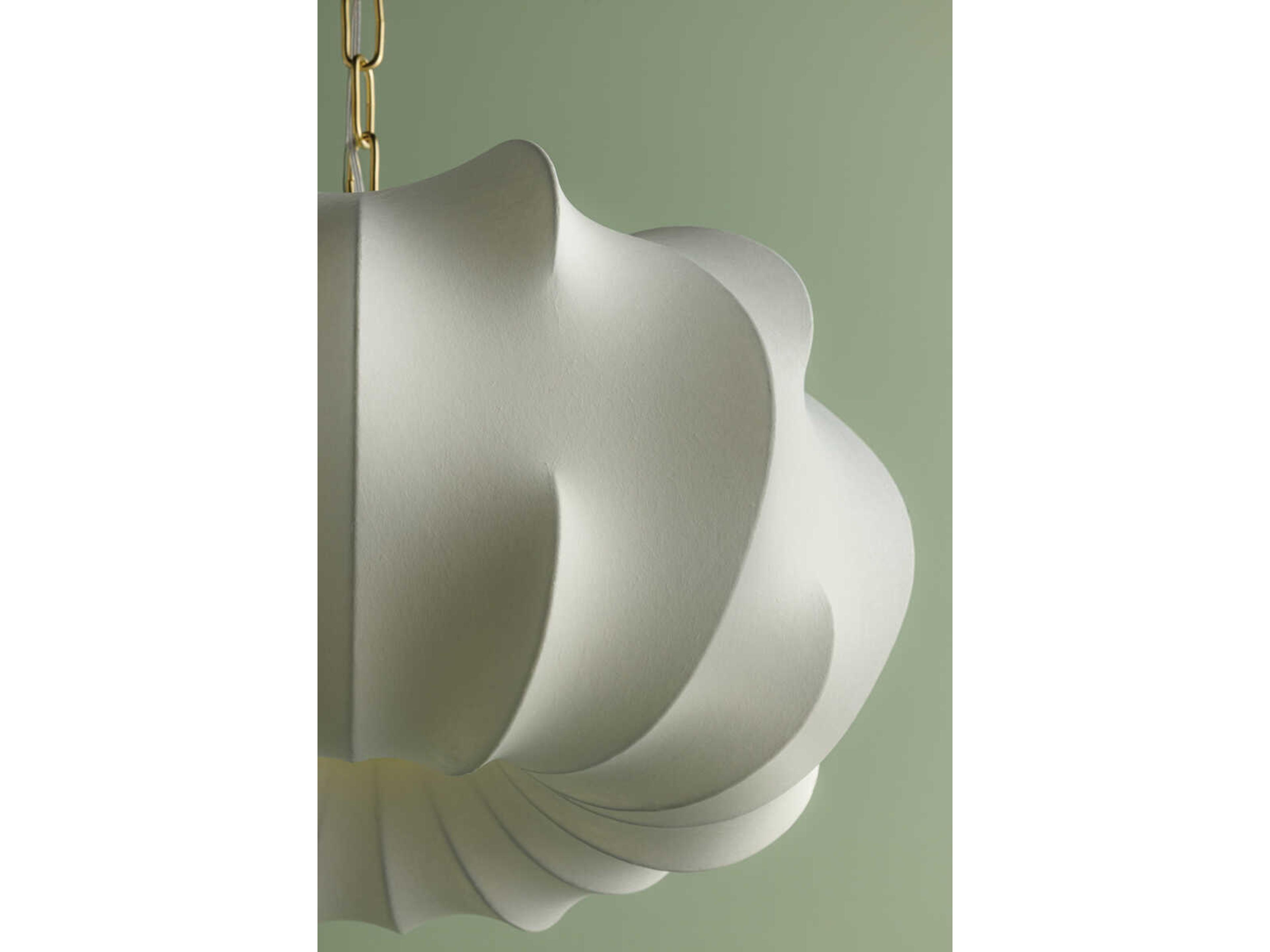 Mitzi Keilah 1-Light Aged Brass Pendant