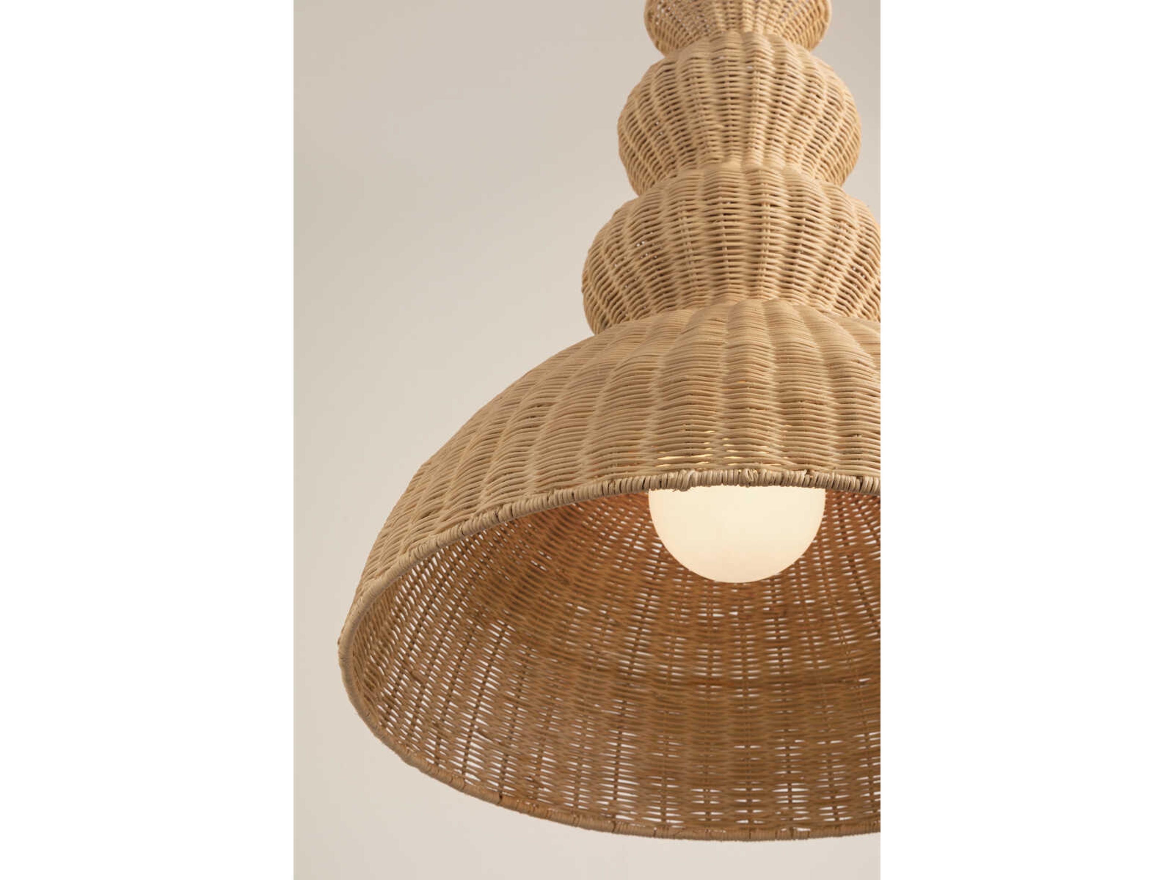 Mitzi Mayla 1-Light Aged Brass Brown Geometric Pendant