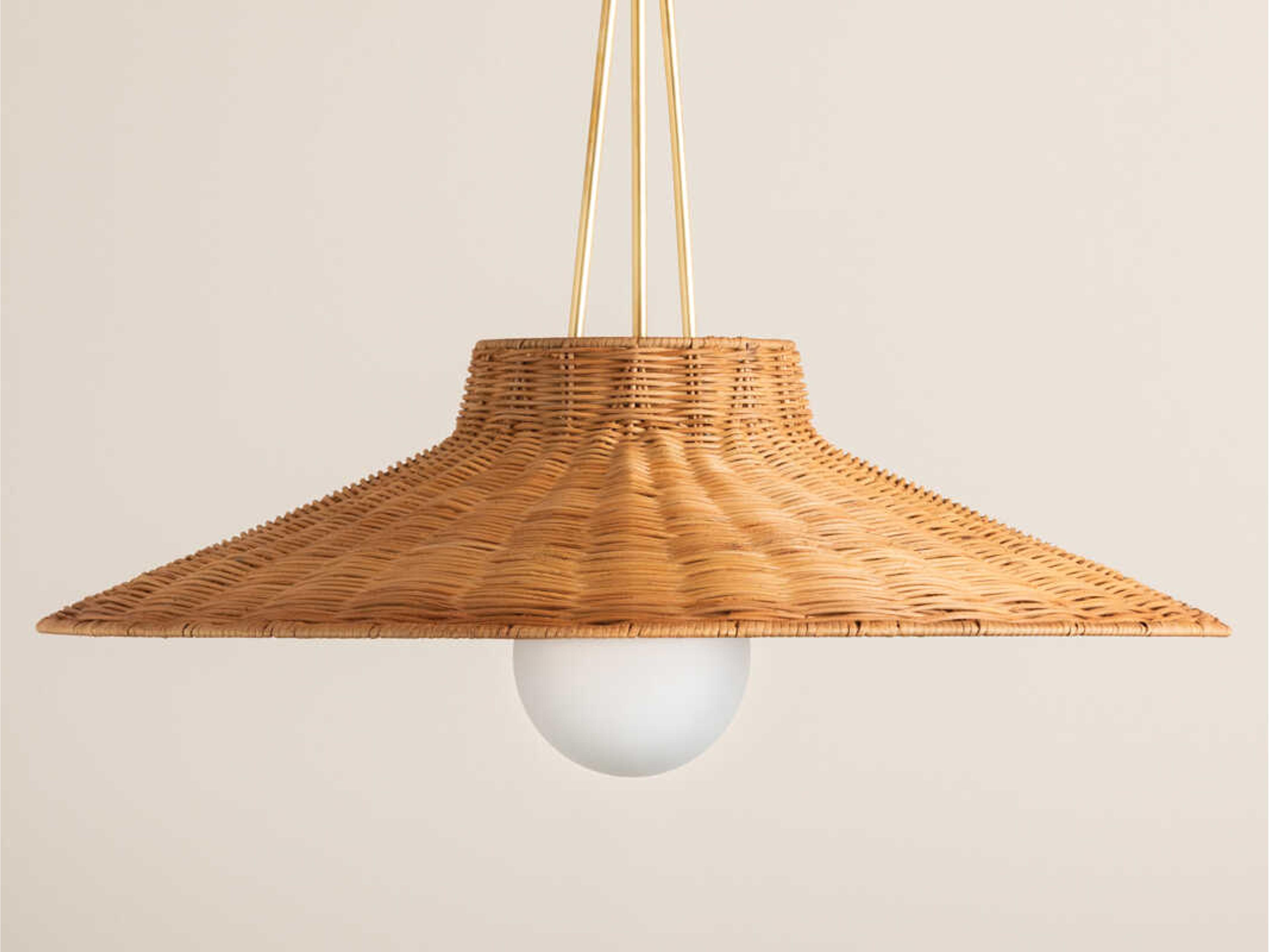 Mitzi Laudine 1-Light Aged Brass Dome Pendant