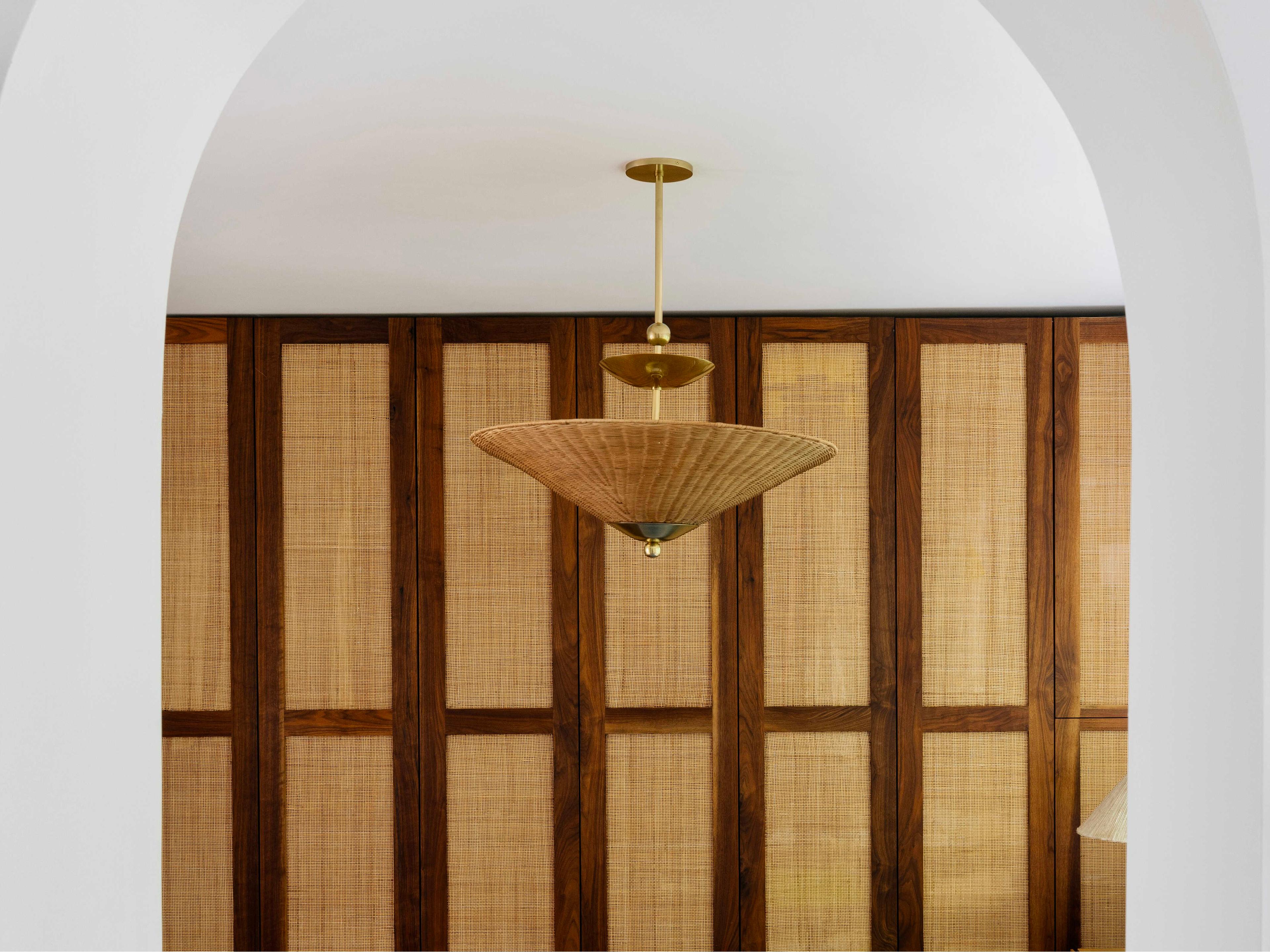 Mitzi Perilla 1-Light Aged Brass Geometric Pendant