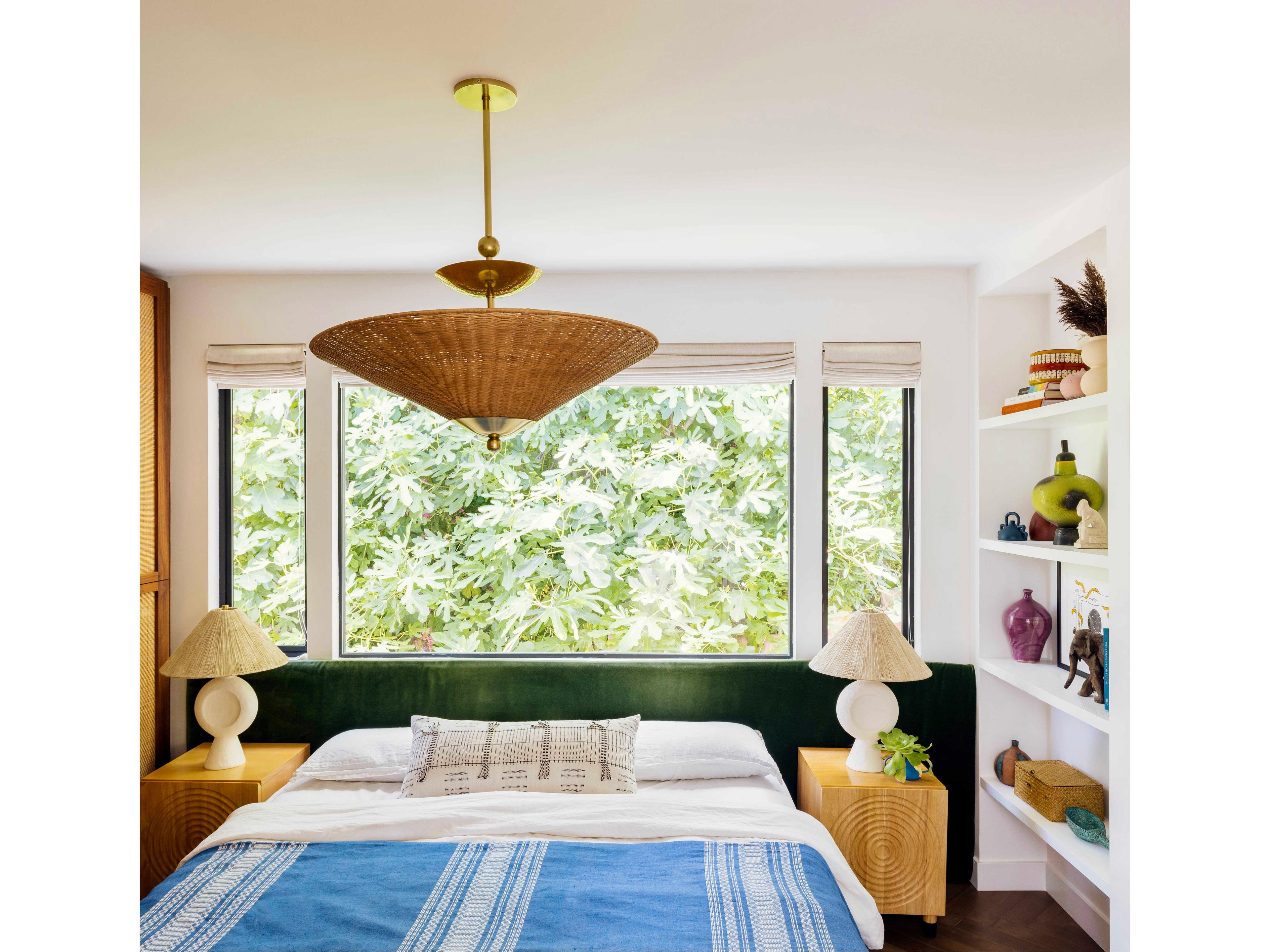 Mitzi Perilla 1-Light Aged Brass Geometric Pendant