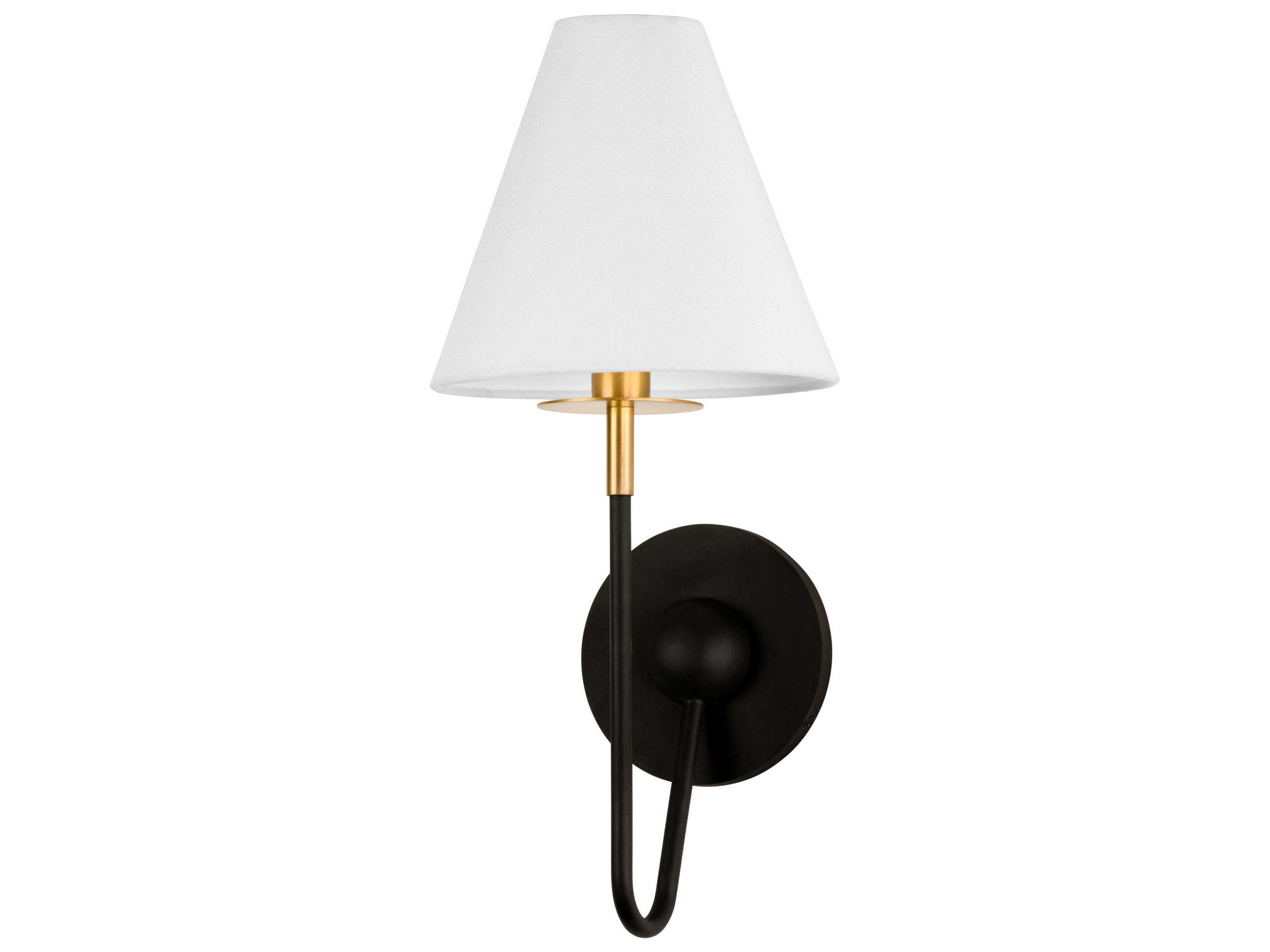 Mitzi Polly 1-Light Aged Brass Bronze Wall Sconce