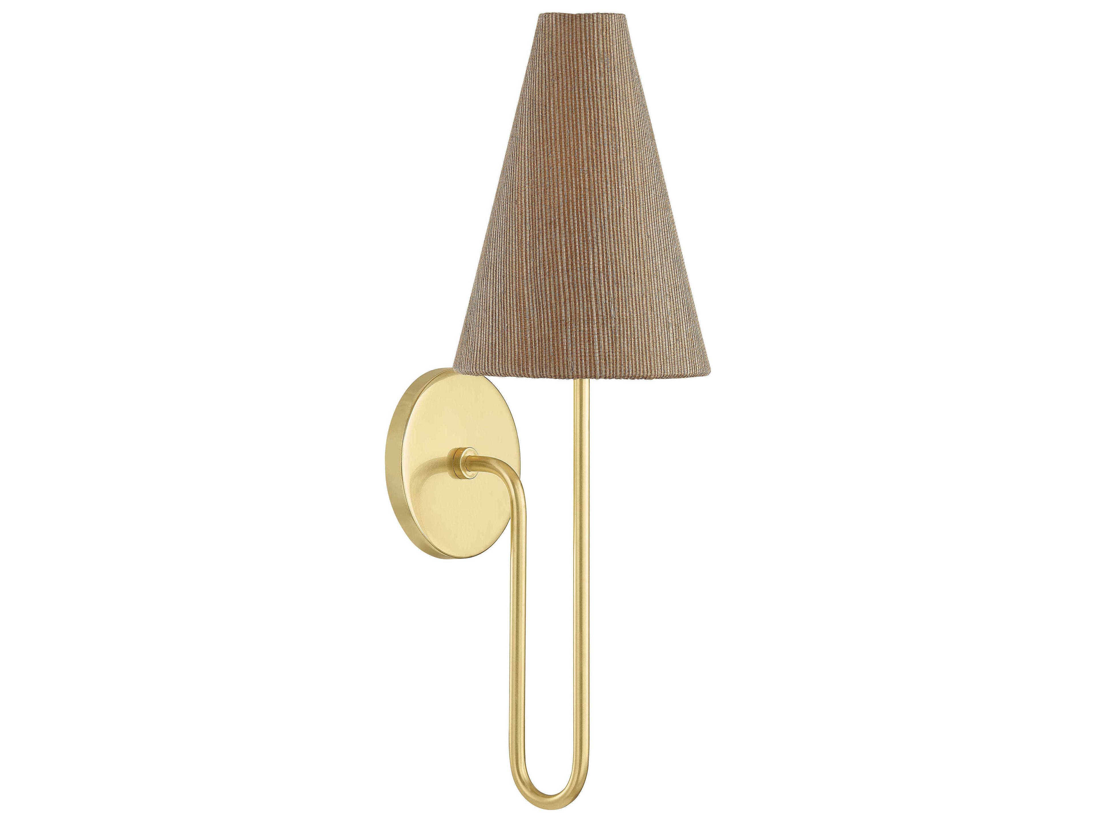 Mitzi Jessel 1-Light Aged Brass Wall Sconce