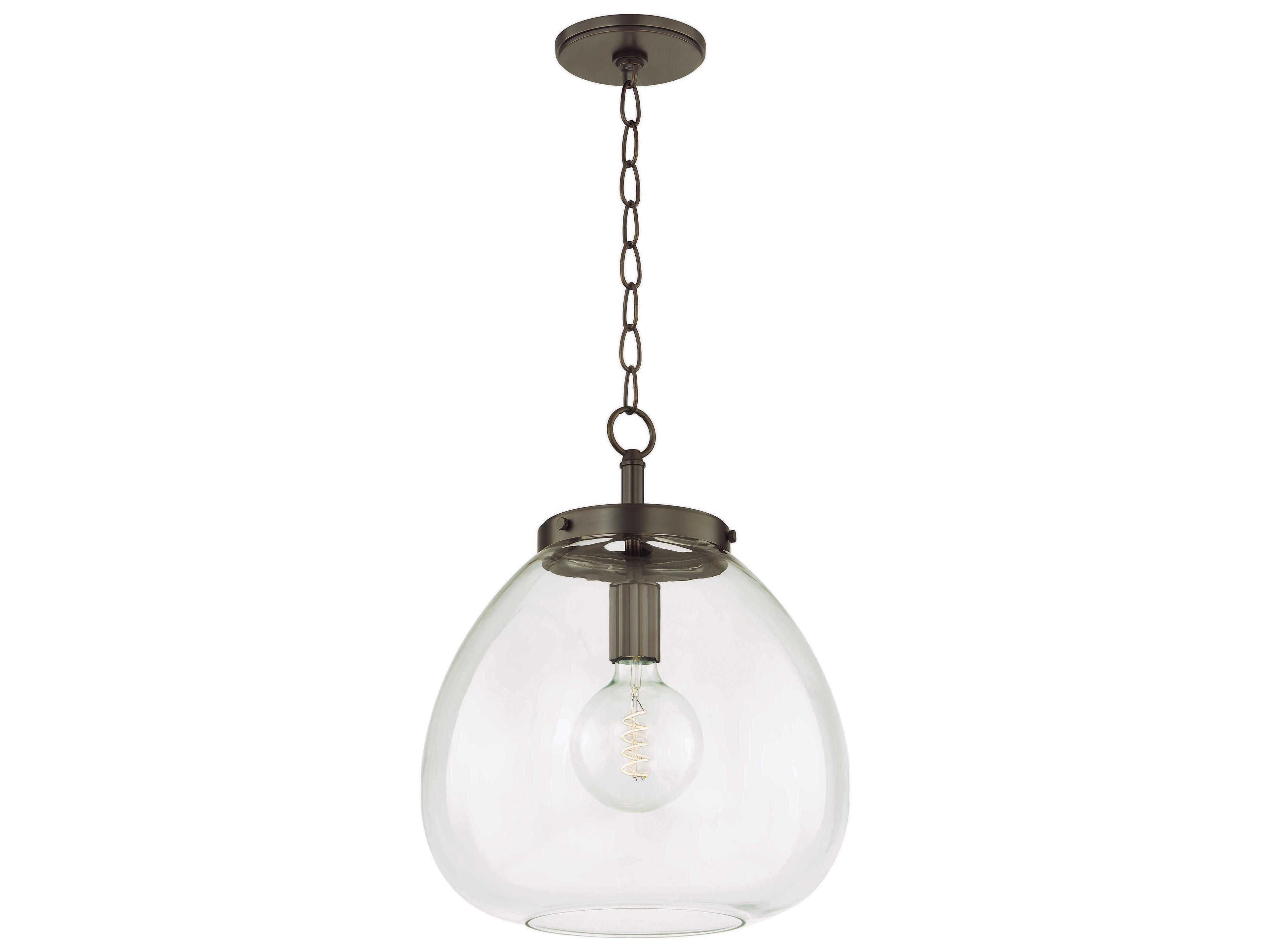 Della 1-Light True Bronze Pendant