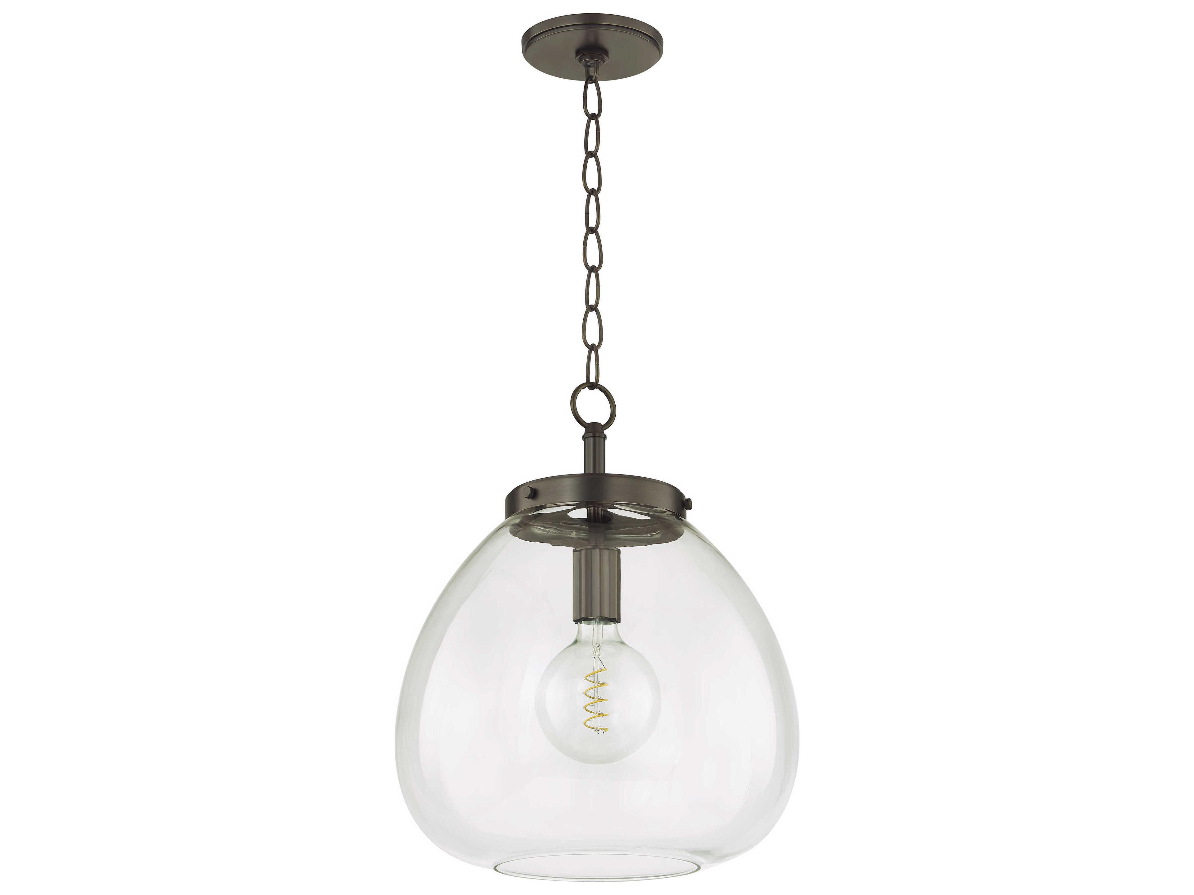 Mitzi Della 1-Light True Bronze Pendant
