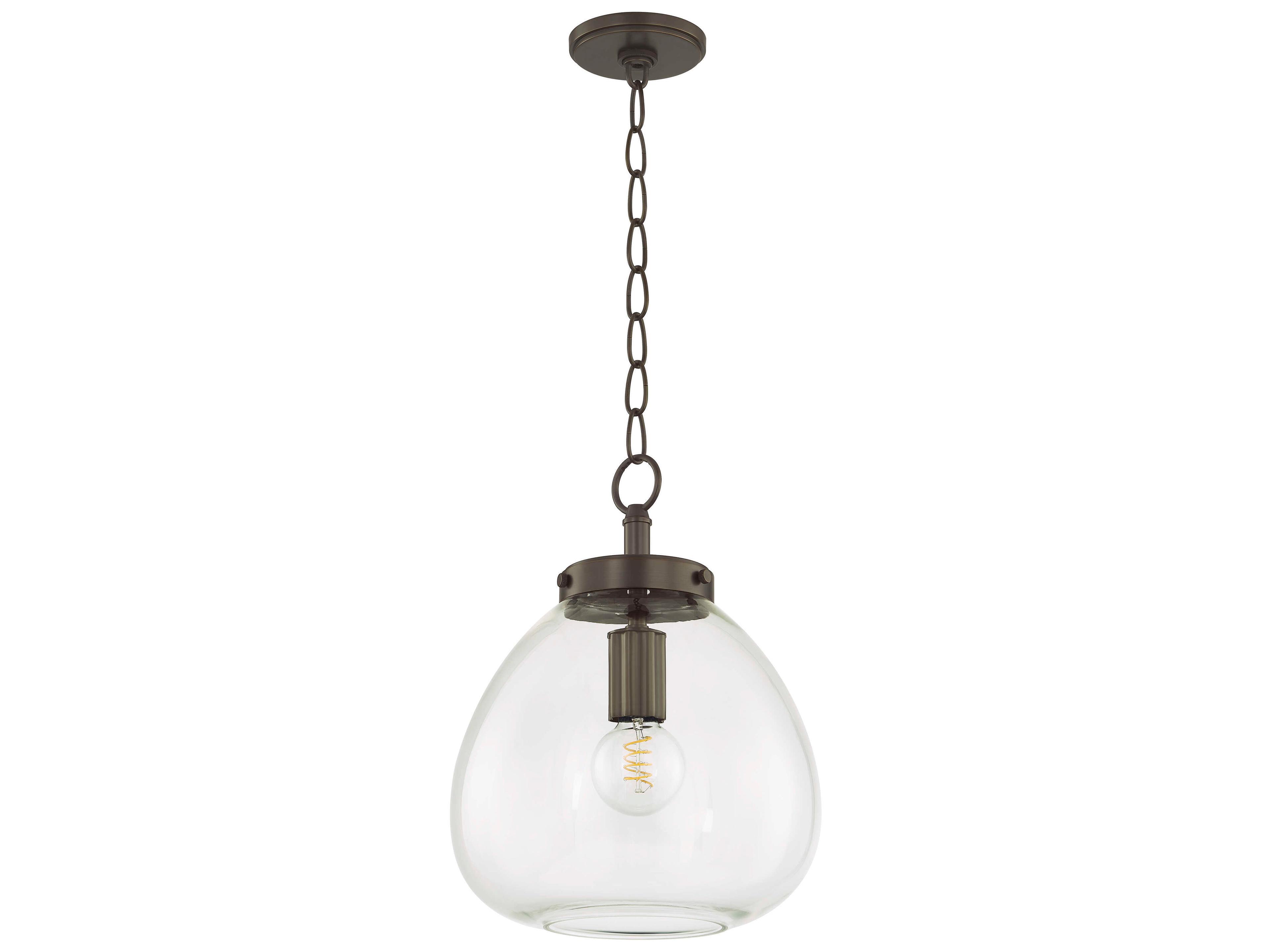 Mitzi Della 1-Light True Bronze Mini Pendant