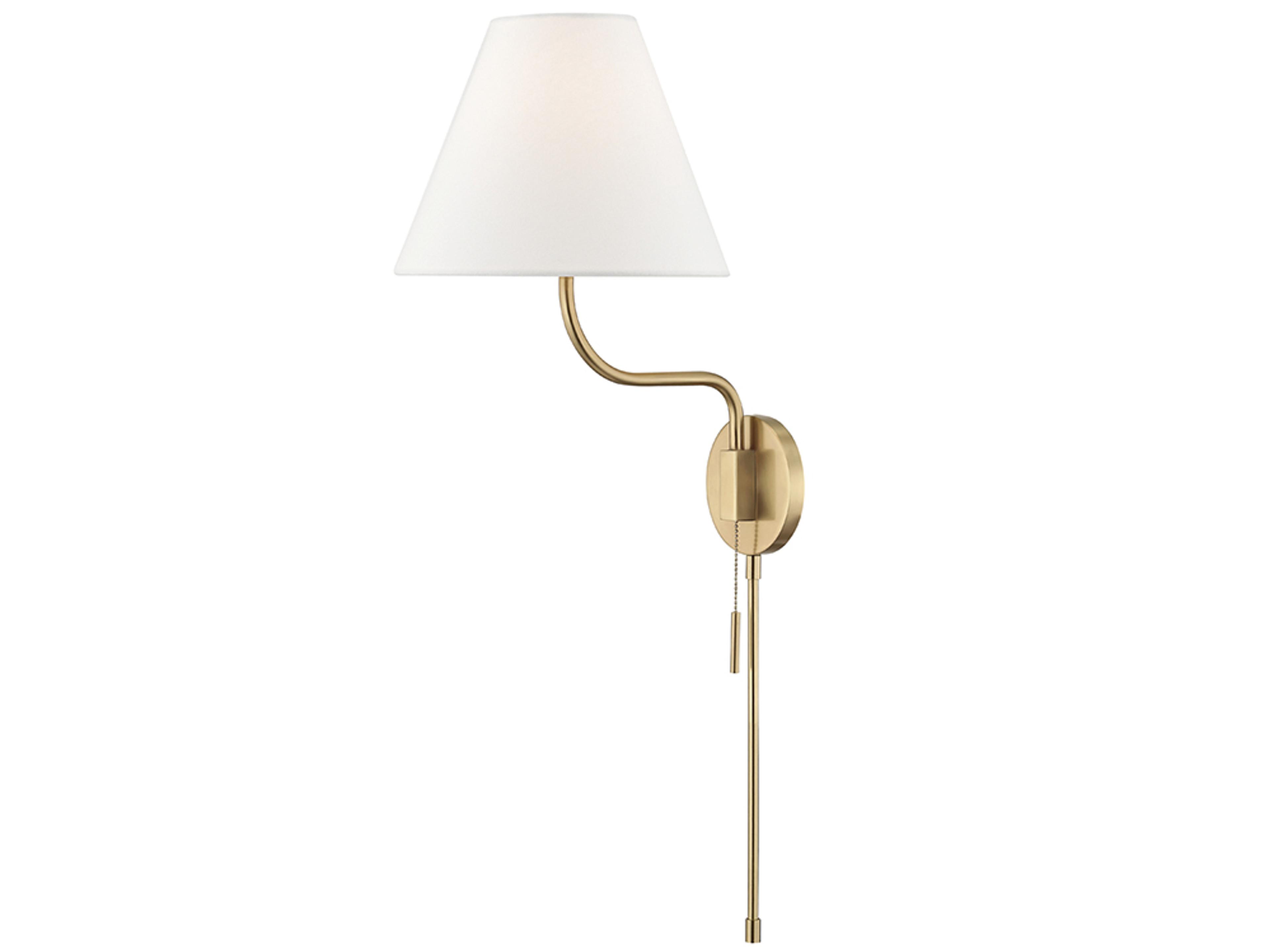 Patti 1-Light Aged Brass Wall Sconce