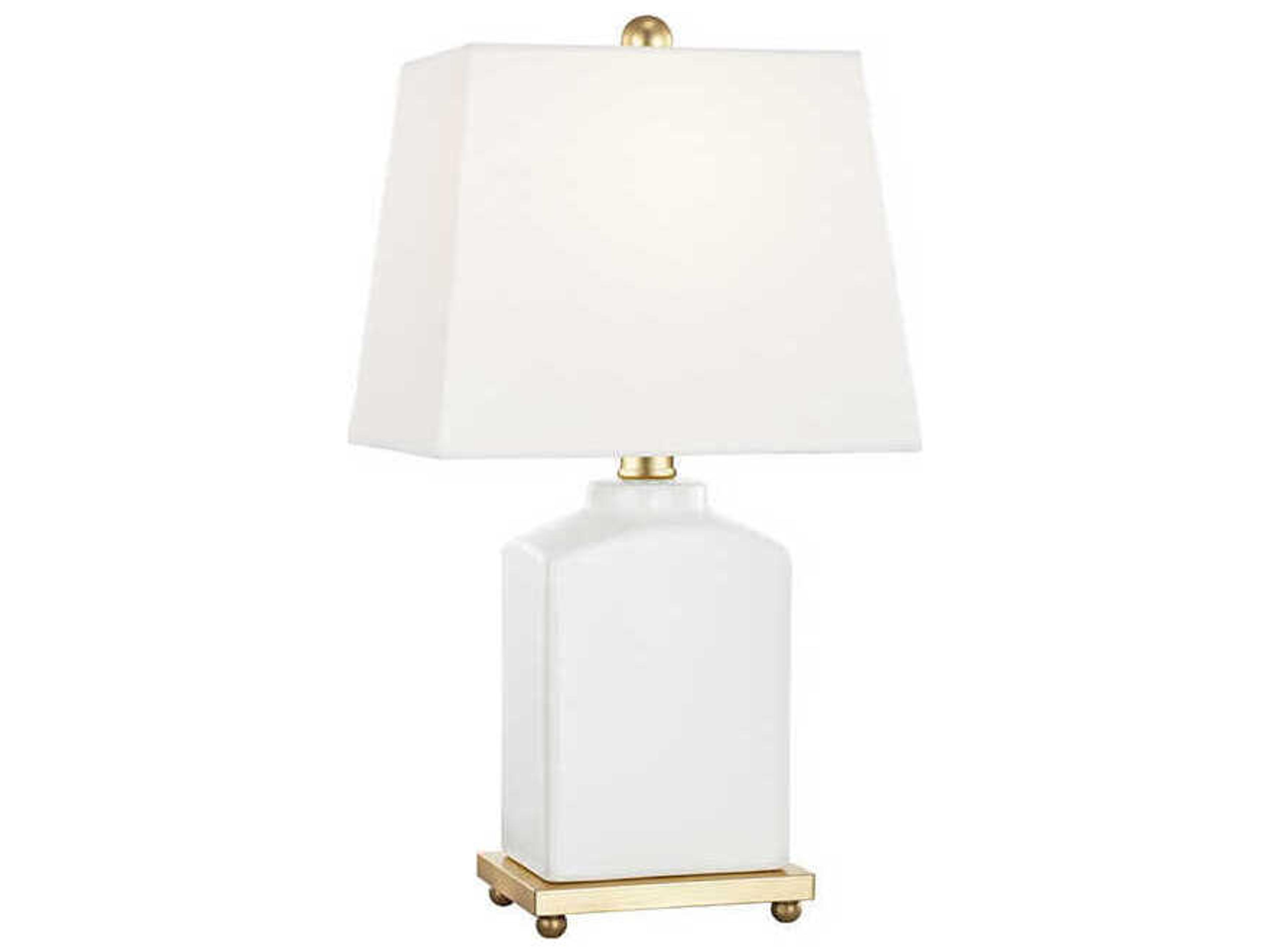 Brynn Ceramic Table Lamp Cloud with Linen Shade