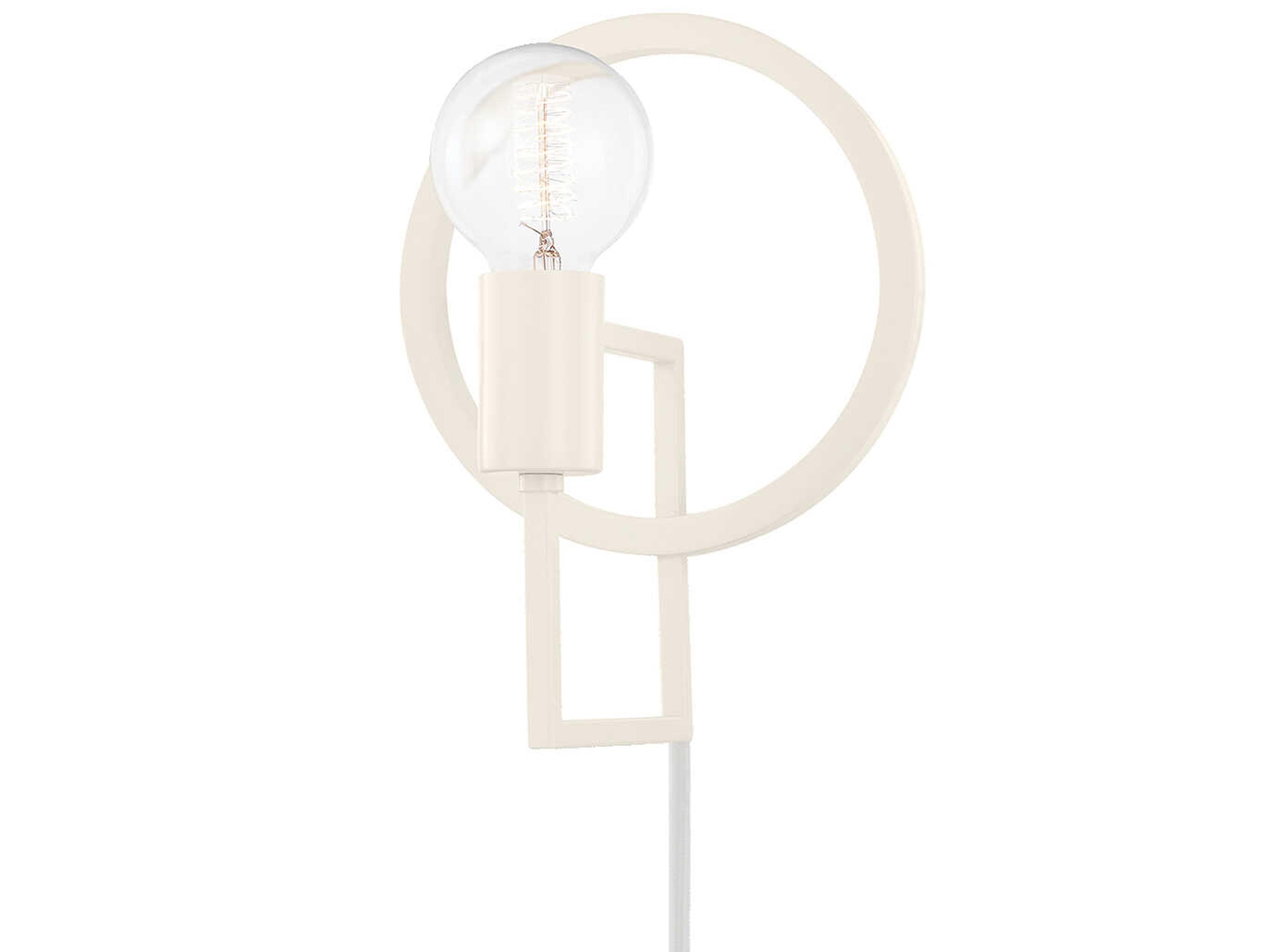 Tory 1-Light Soft Cream Off White Wall Sconce