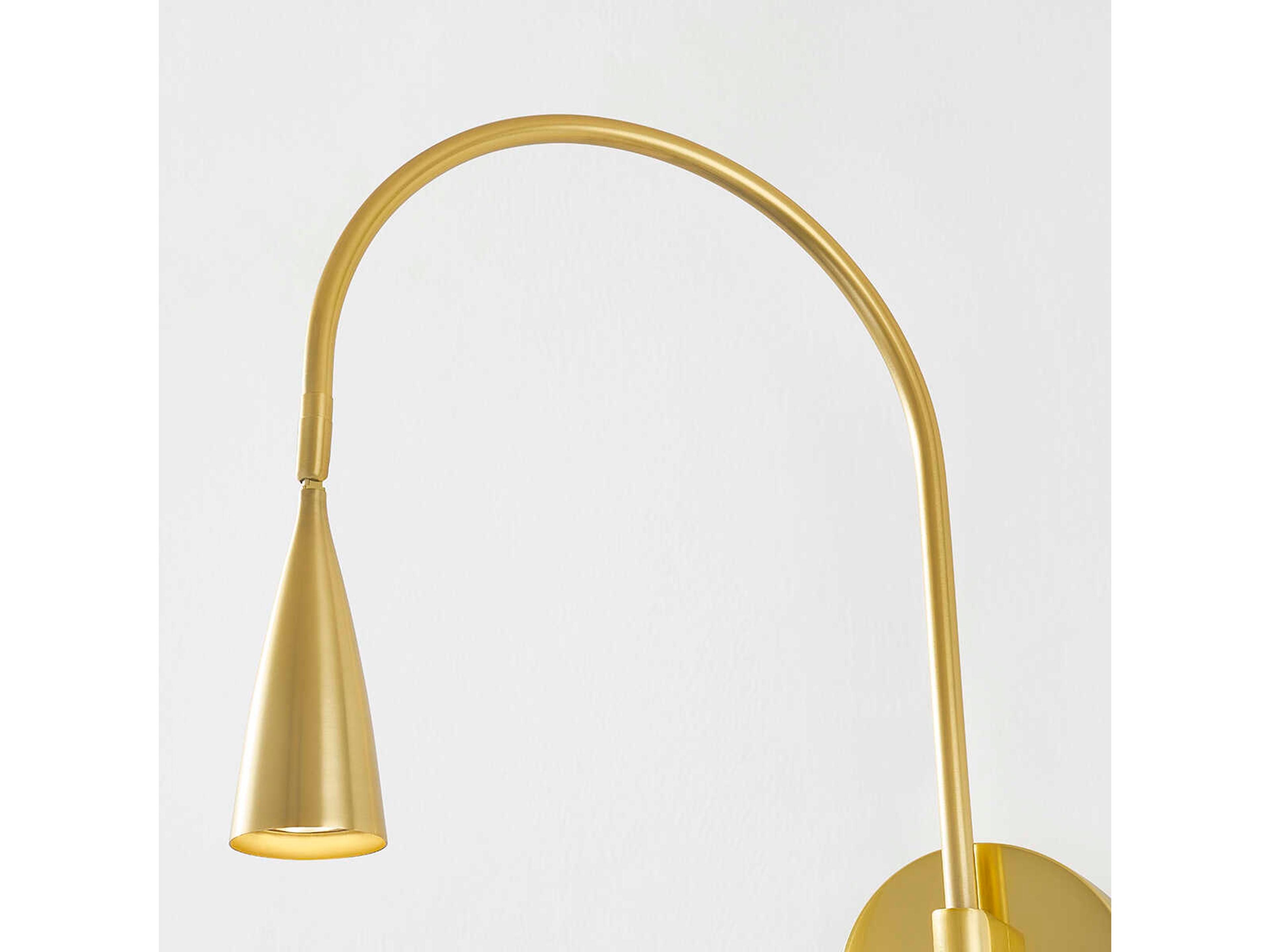 Mitzi Jenica 1-Light Aged Brass Wall Sconce