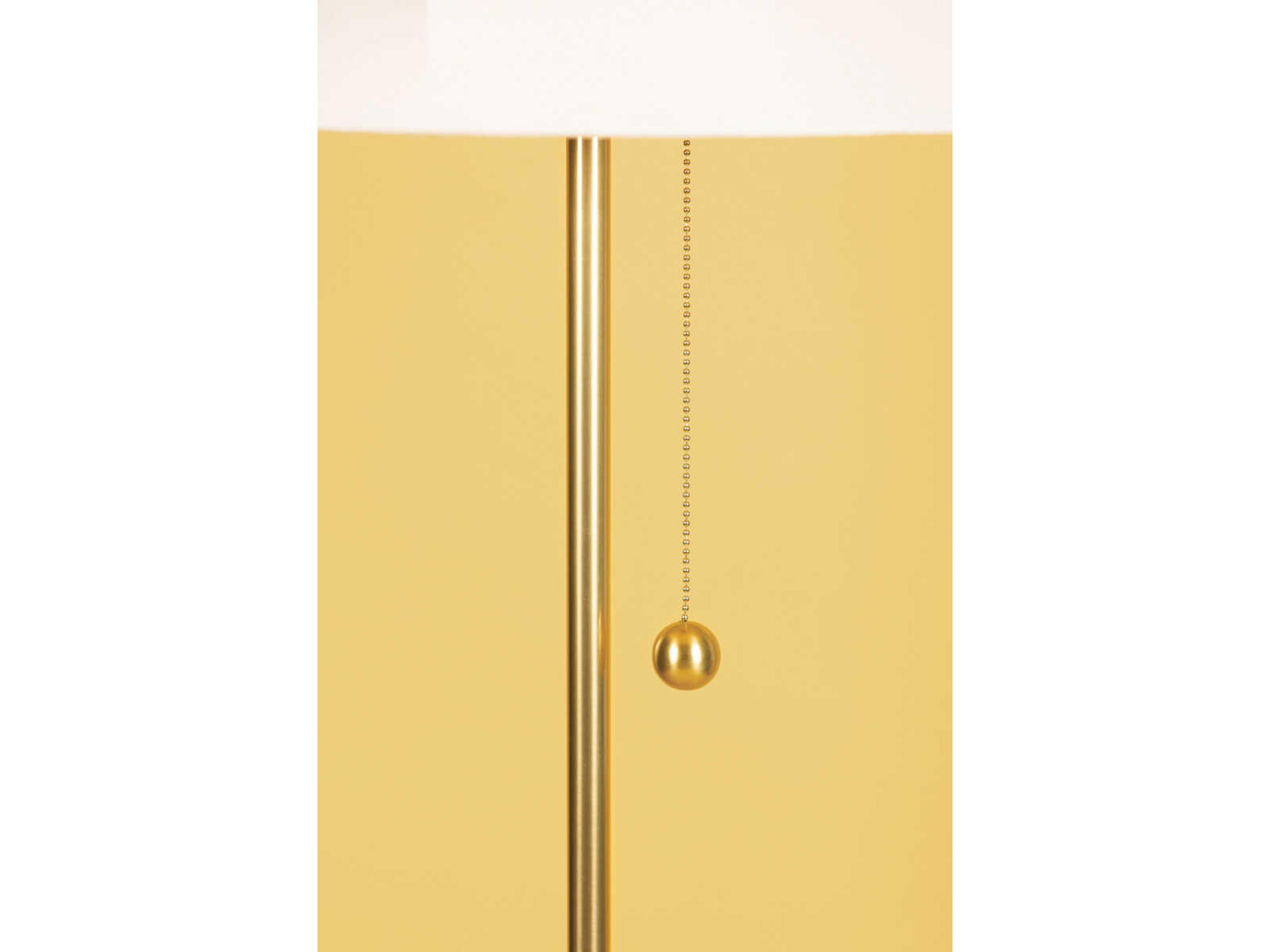 Mitzi Meshelle Aged Brass Floor Lamp