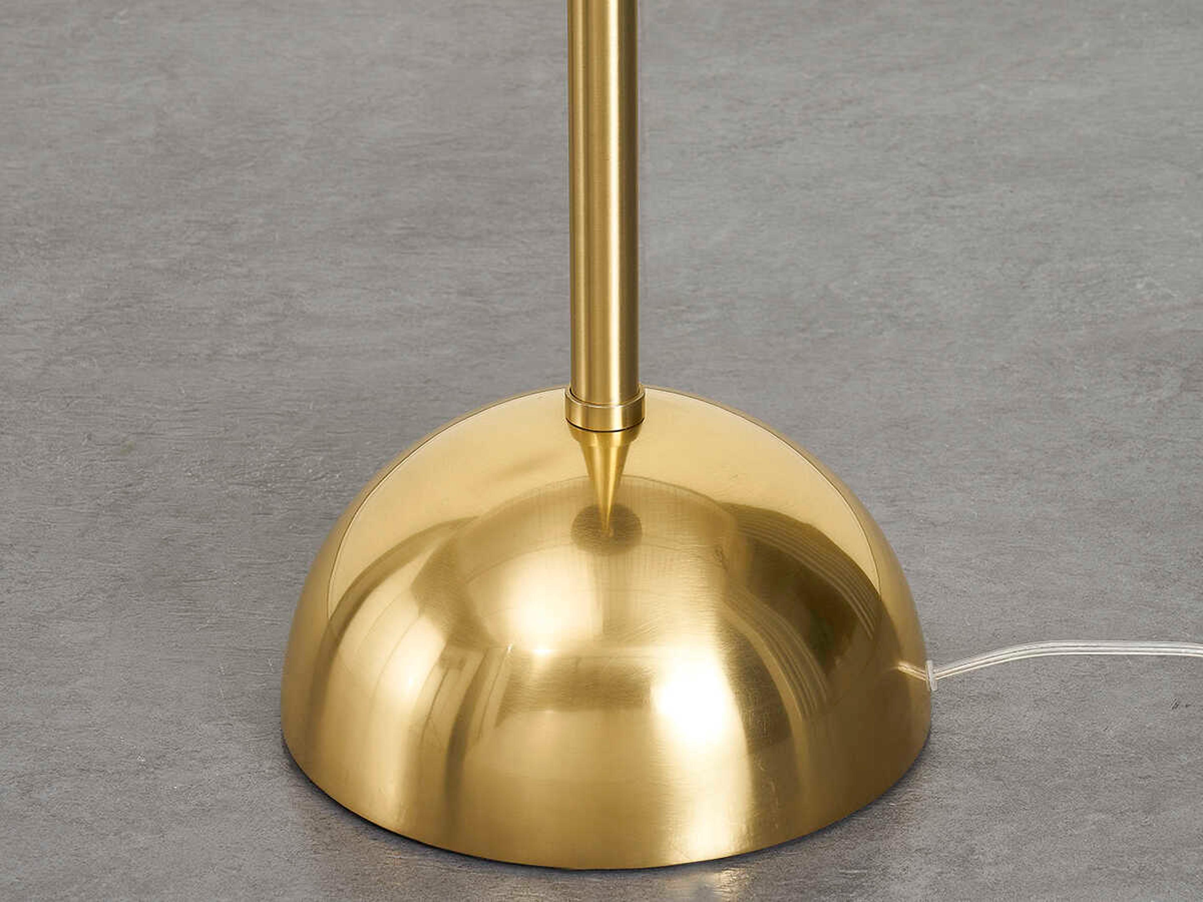 Mitzi Destiny Aged Brass Gray Natural Wicker Floor Lamp